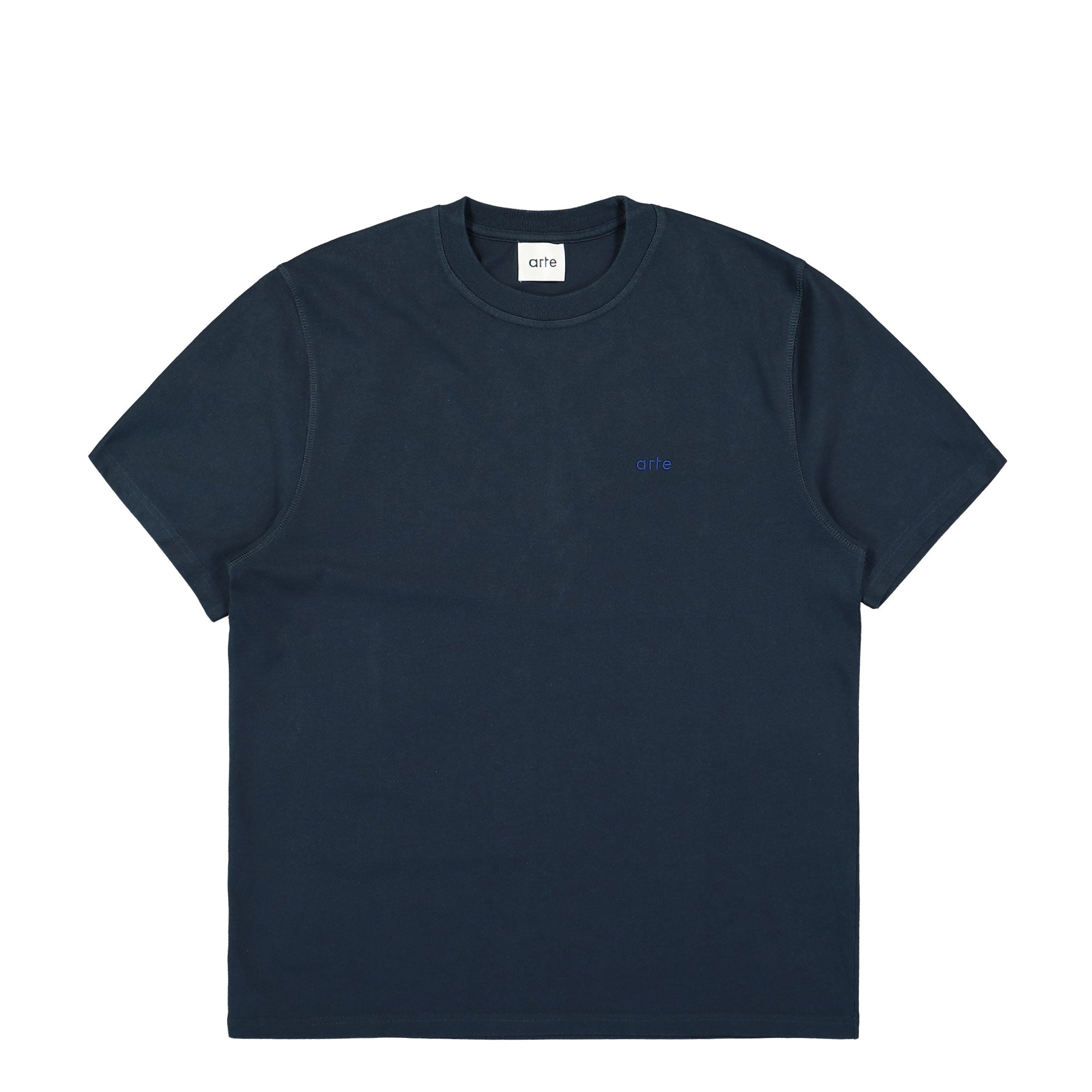 Arte Antwerp Flower Poster T-Shirt Navy T-Shirts AW24-121T-NVY | Overkill