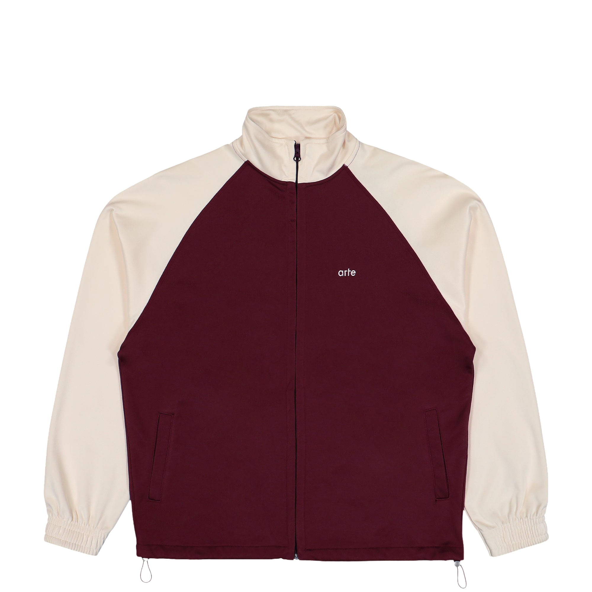Arte Antwerp Carded Tracksuit Top Bordeaux / Cream Track Jackets AW25-018J | Overkill