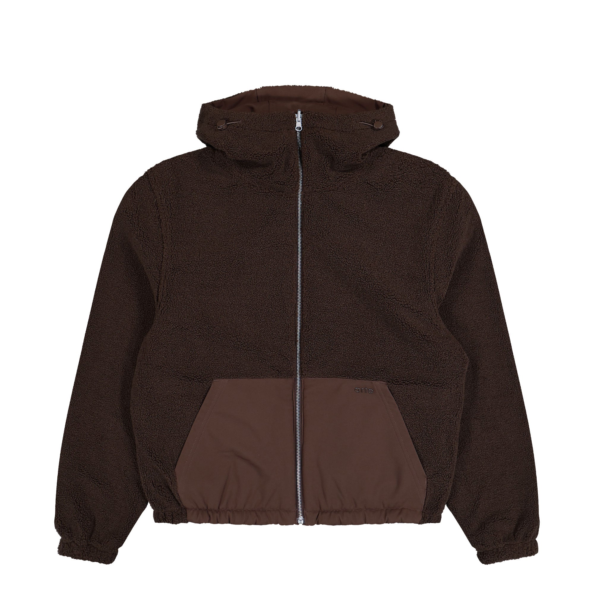 Arte Antwerp Nylon Technical Jacket Bown Jackets AW25-071J / Brown Detail View 5 | Overkill