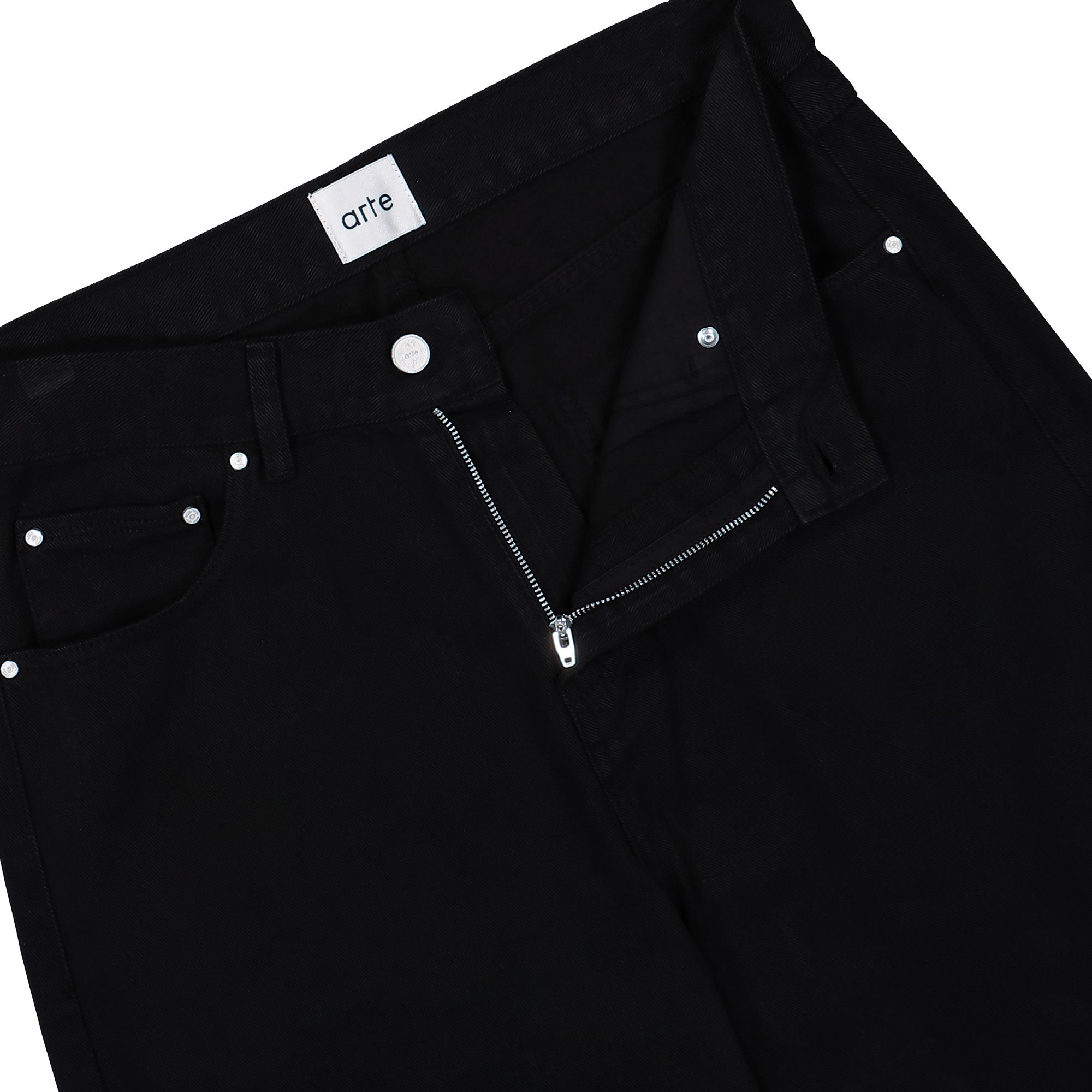 Arte Antwerp Back Pocket Graphic Pants Black Jeans AW25-080P Detail View 1 | Overkill