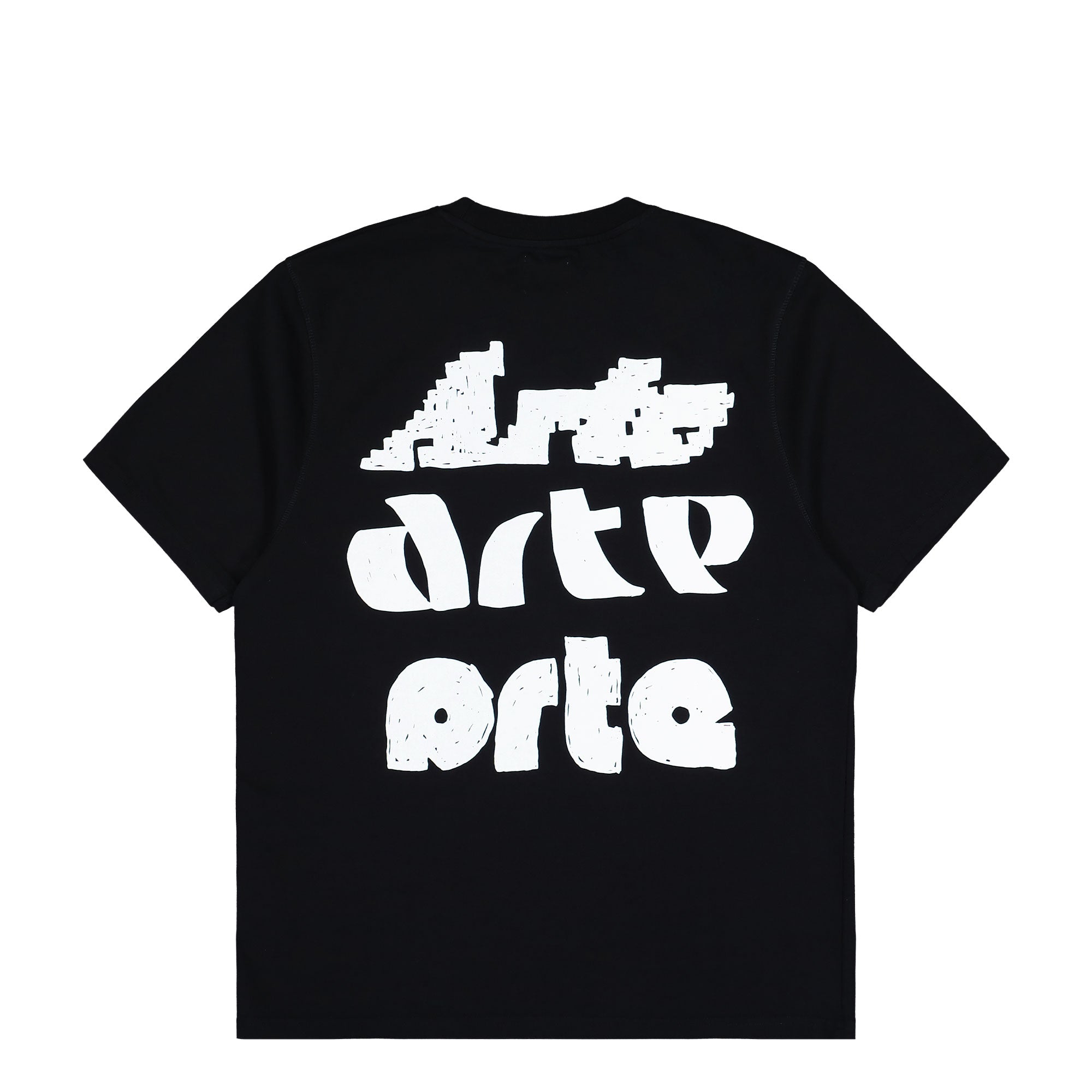 Arte Antwerp Multi Arte Print T-Shirt Black T-Shirts AW25-092T / Black Close-up | Overkill