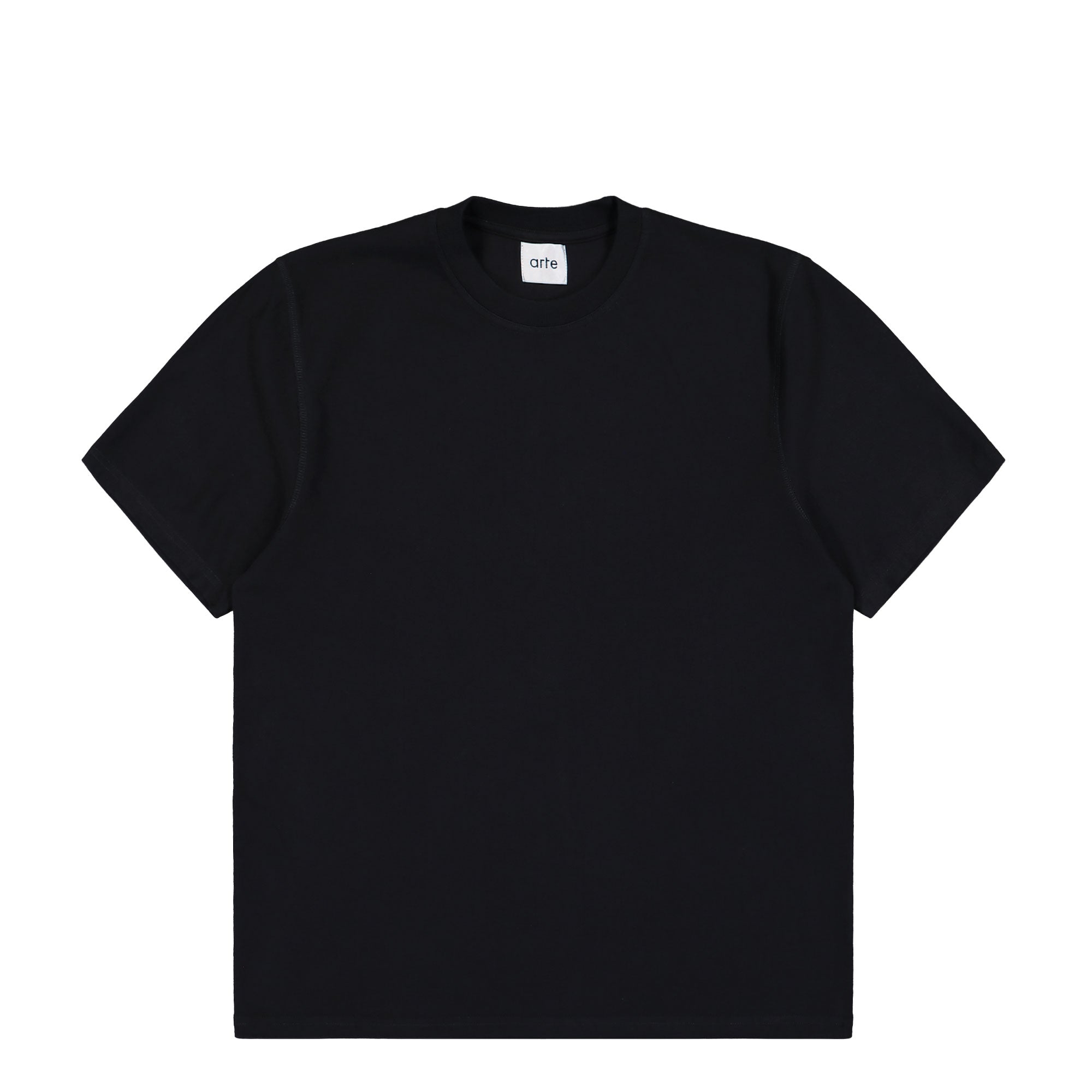 Arte Antwerp Diels Stitch T-Shit Black T-Shirts AW25-094T | Overkill