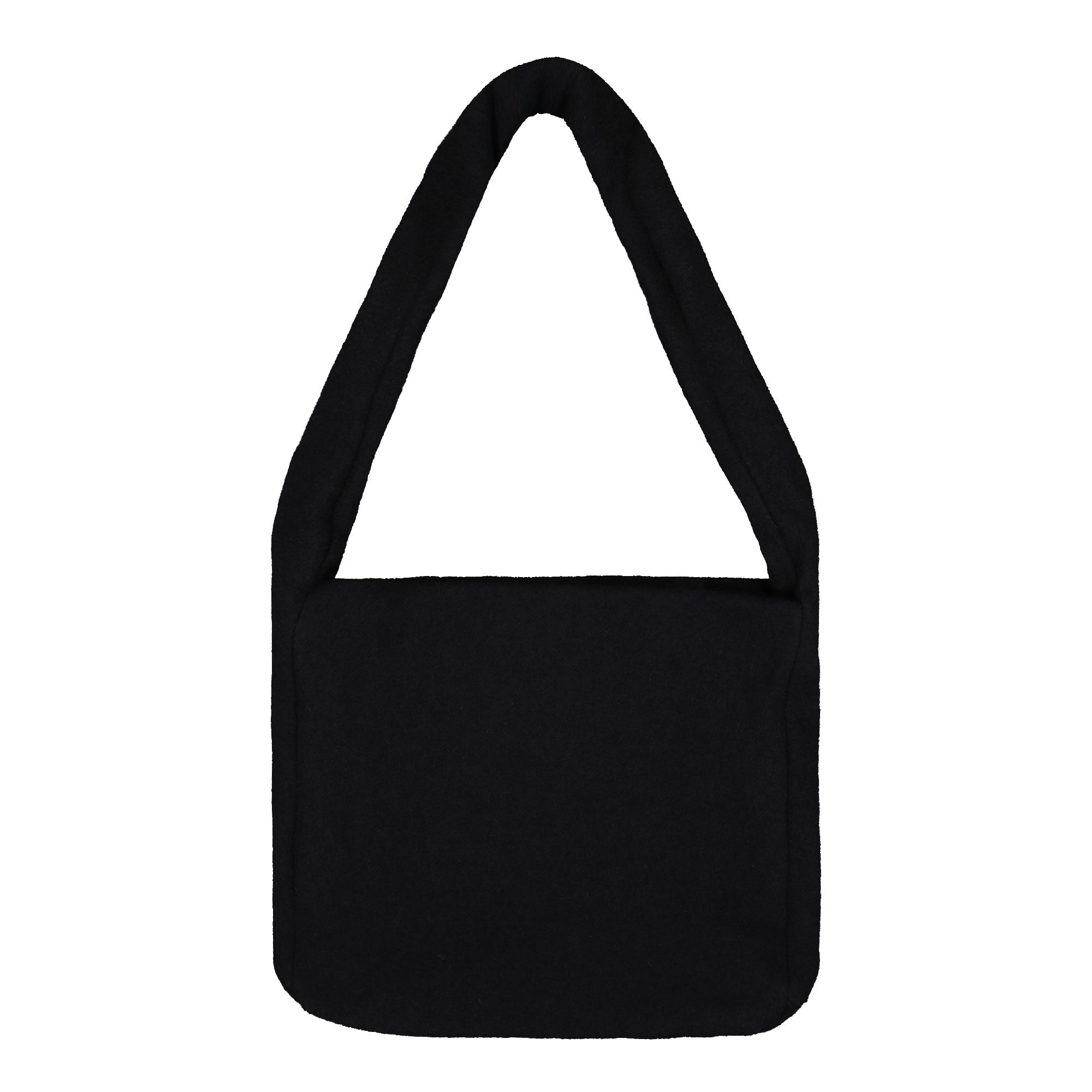 Arte Antwerp Boiled Wool Bag Black Shoulder & Cross Body Bags AW25-160AC Close-up | Overkill