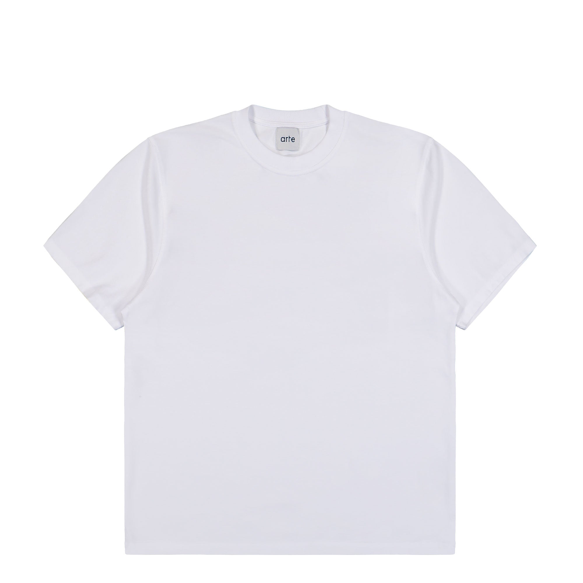 Arte Antwerp Cut Out Print T-Shirt White T-Shirts AW25-221T | Overkill