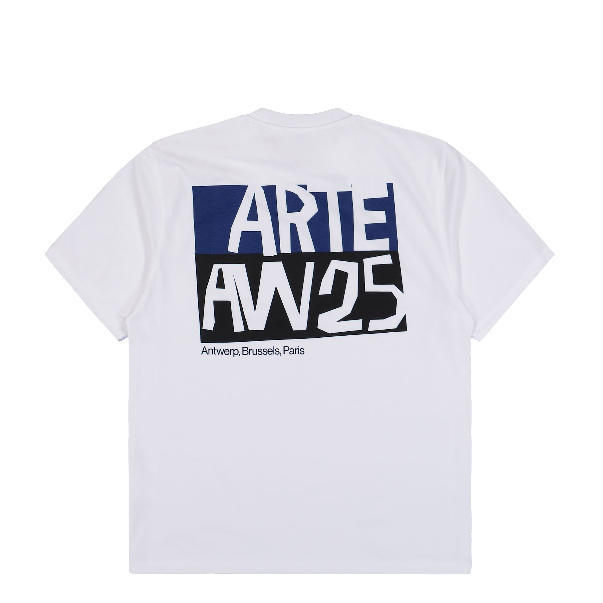 Arte Antwerp Cut Out Print T-Shirt White T-Shirts AW25-221T Close-up | Overkill