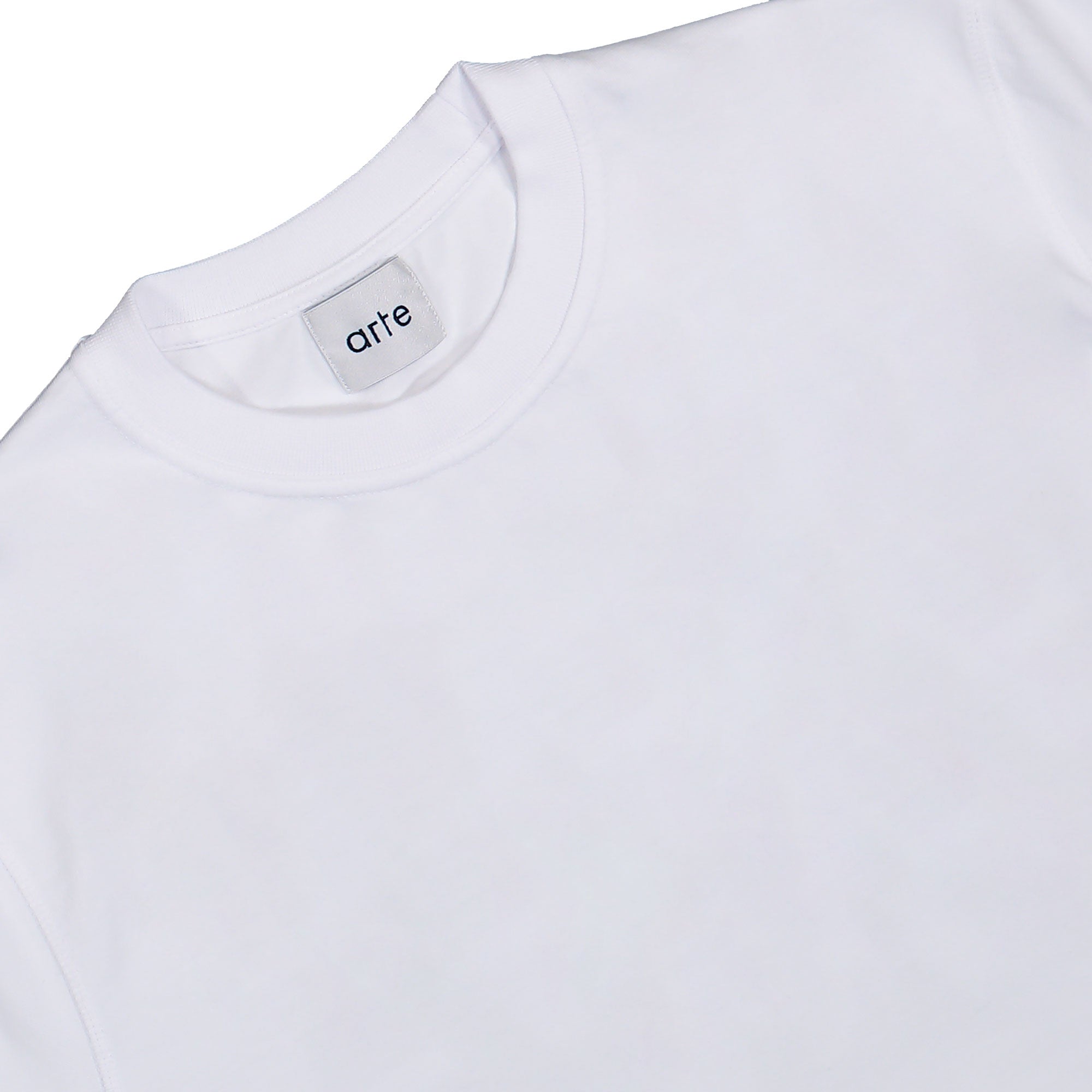 Arte Antwerp Cut Out Print T-Shirt White T-Shirts AW25-221T Detailfoto | Overkill