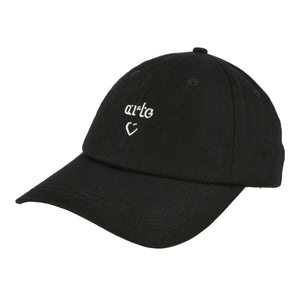 Arte Antwerp Heart Logo Cap Black Caps AW25-242AC | Overkill