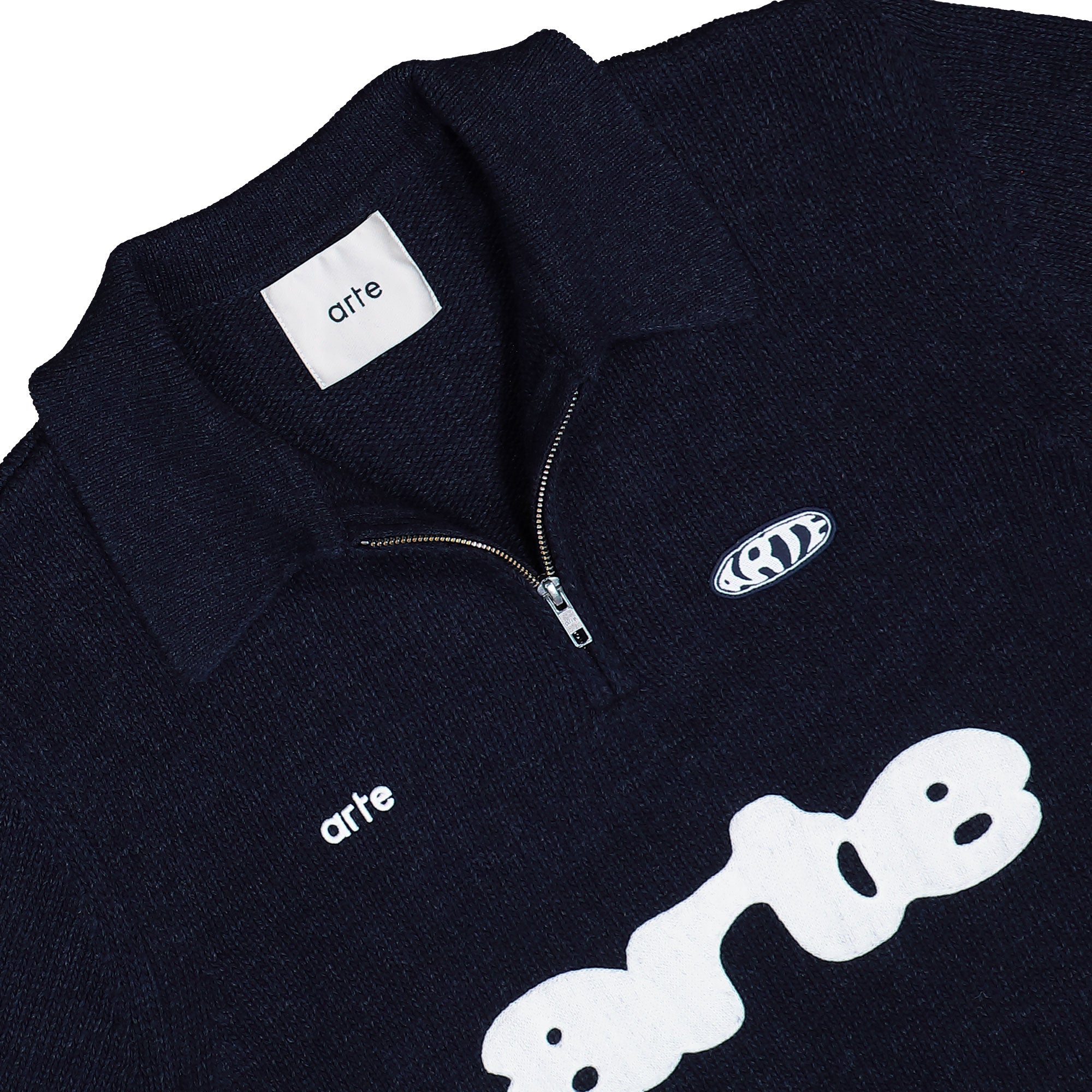 Arte Antwerp Polo Navy Sweatshirts AW25-256K / Navy Detailfoto | Overkill