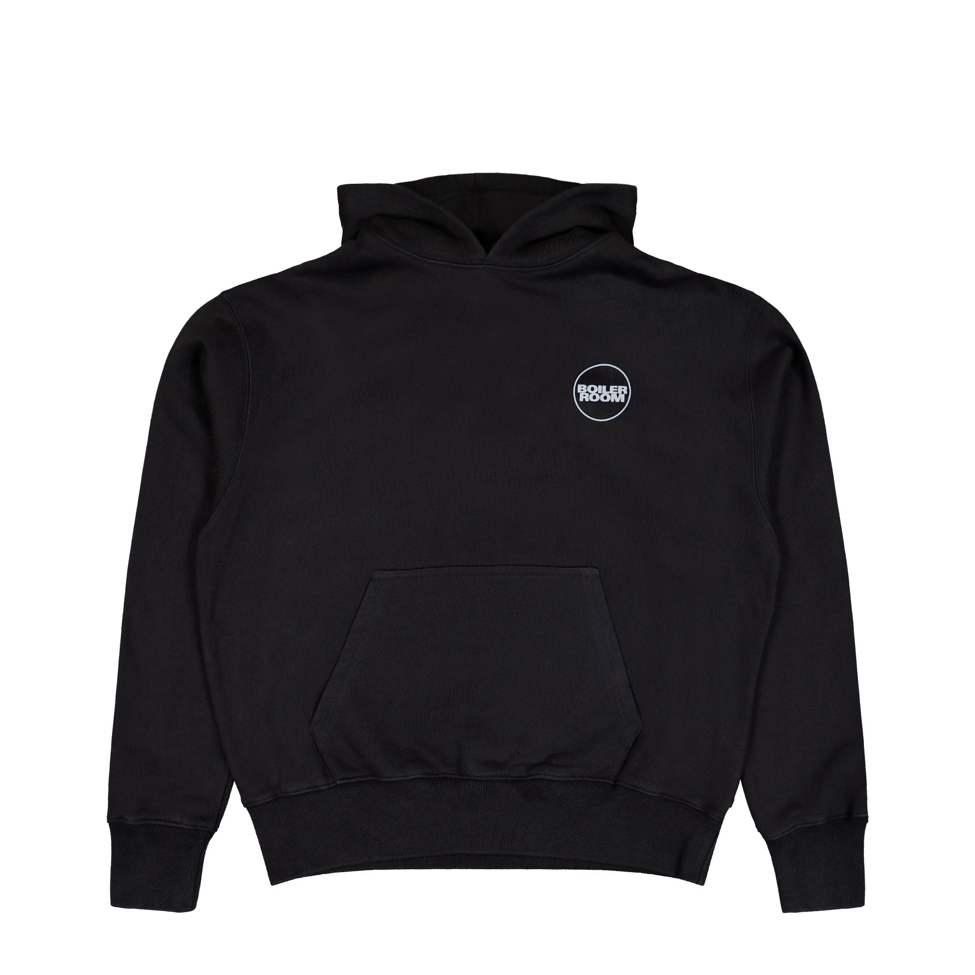 Boiler Room Core Hood 3M Black Hoodies AW25HD02BLK | Overkill