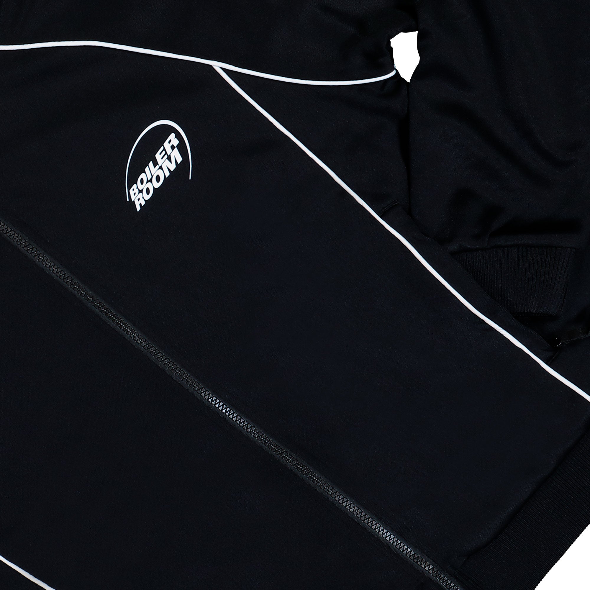 Boiler Room Track Jacket Black Track Jackets AW25JK05BLK Detail View 1 | Overkill