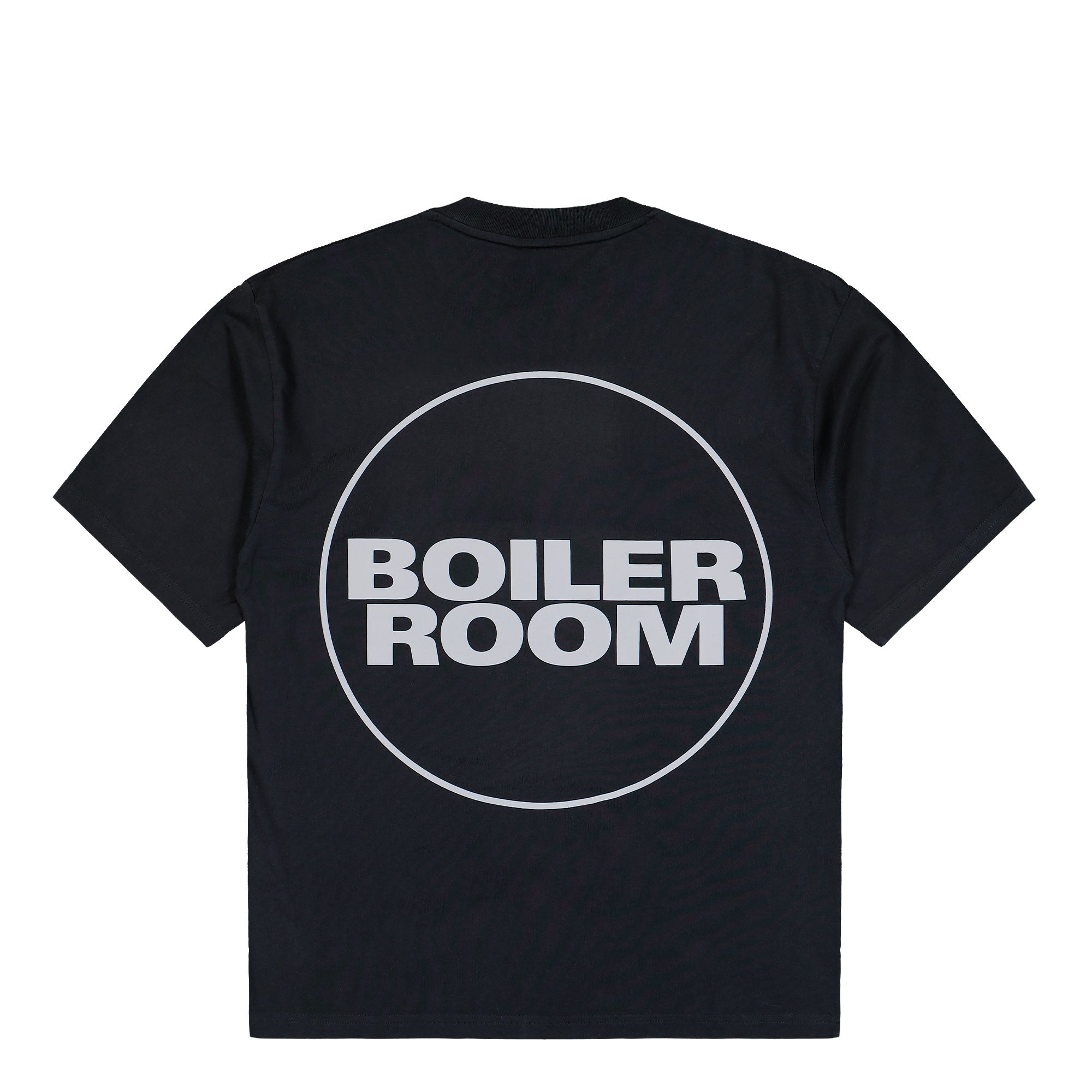 Boiler Room Core Logo T-Shirt 3M Black T-Shirts AW25SS03BLK Close-up | Overkill