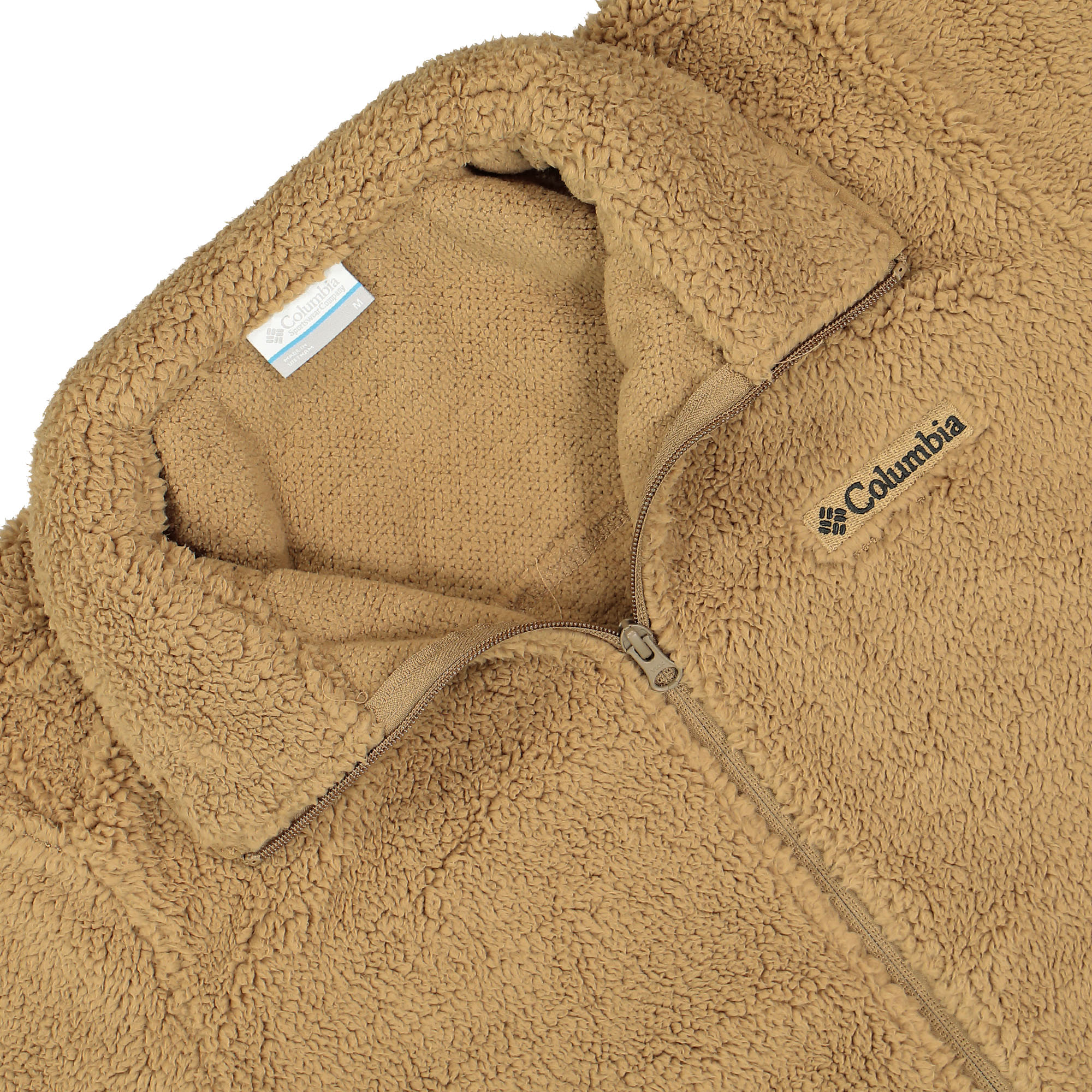Columbia Rugged Ridge III Sherpa Full Zip Delta Fleece Jackets Close-up | Overkill