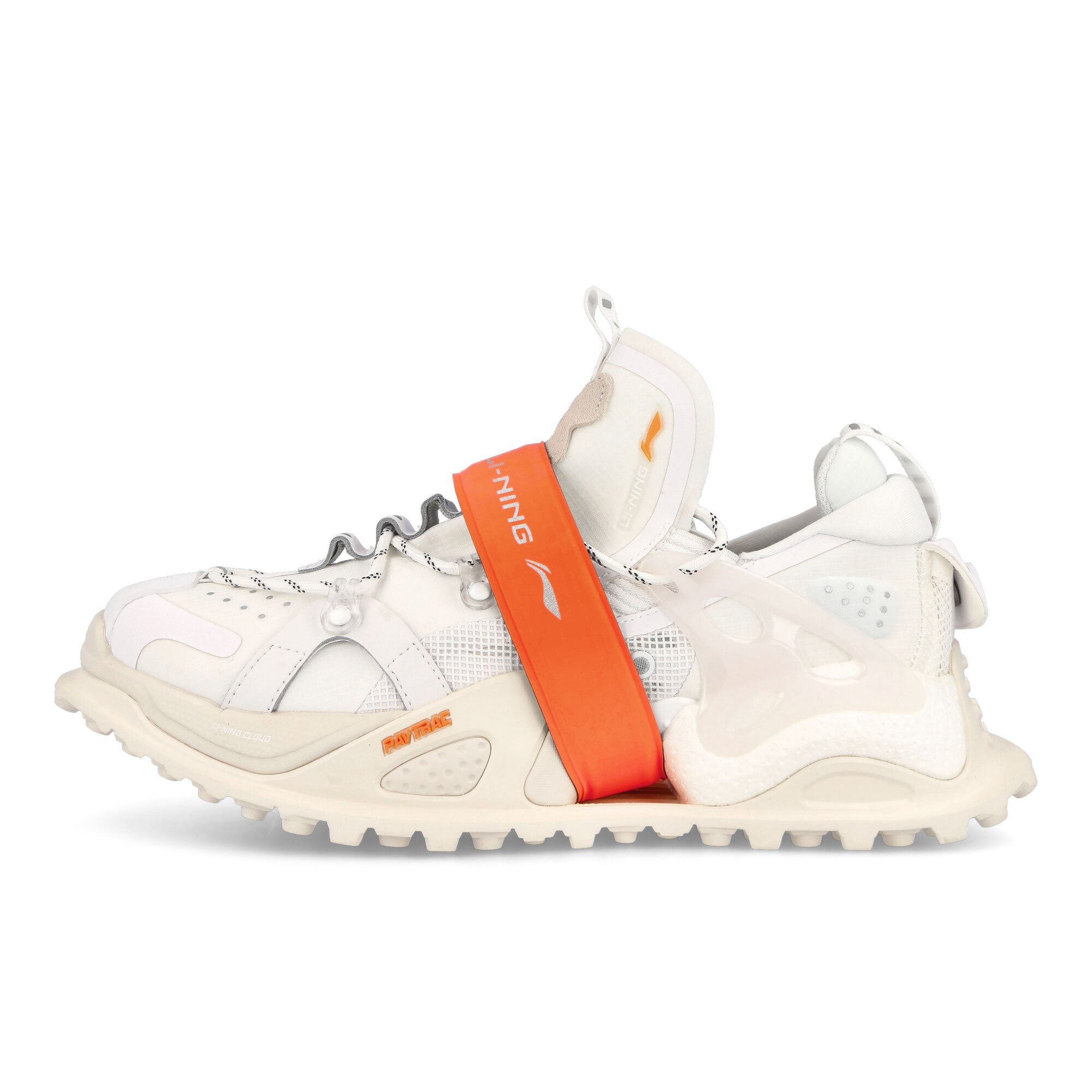 Li-Ning Titan Halo White Low Top Sneakers AZGS101-2 | Overkill