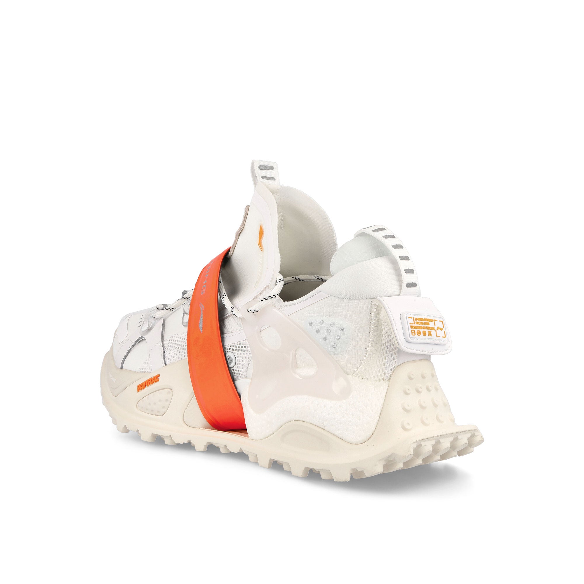 Li-Ning Titan Halo White Low Top Sneakers Material | Overkill