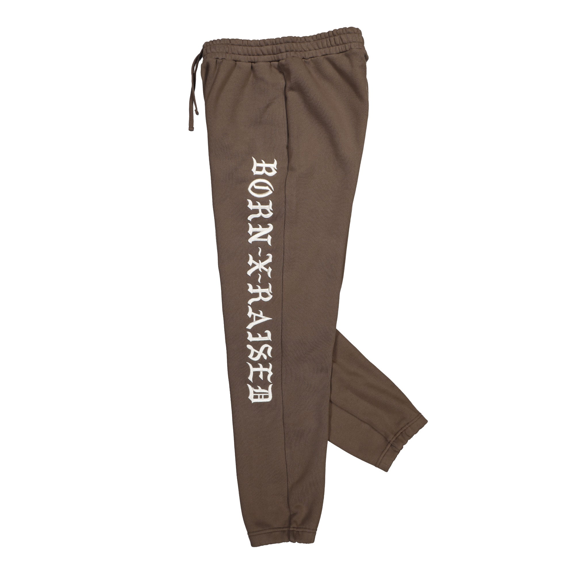 Born x Raised Embroidered Sweatpants Brown Sweat & Track Pants B2004EMBR2-WLCR Detailfoto | Overkill