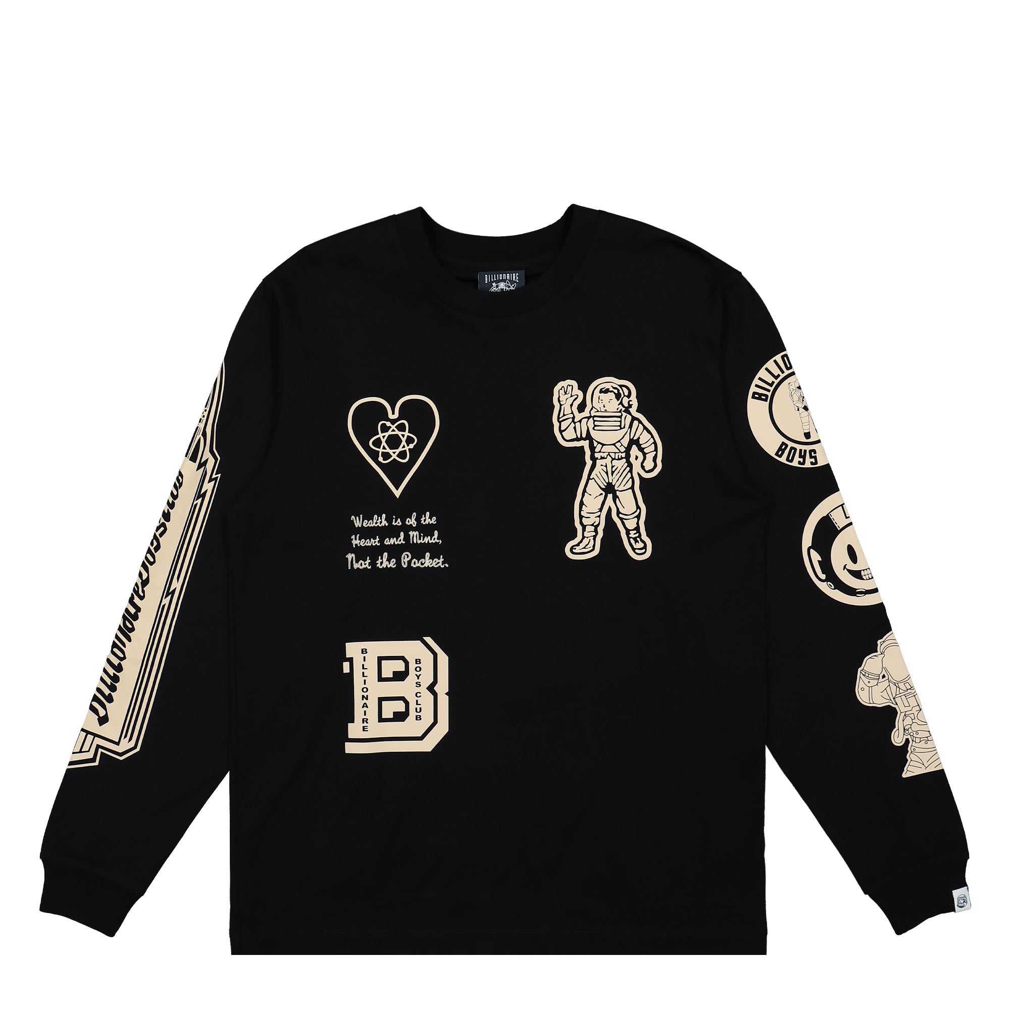 Billionaire Boys Club Galaxy L/S Shirt Black Longsleeves B23247 / Black | Overkill