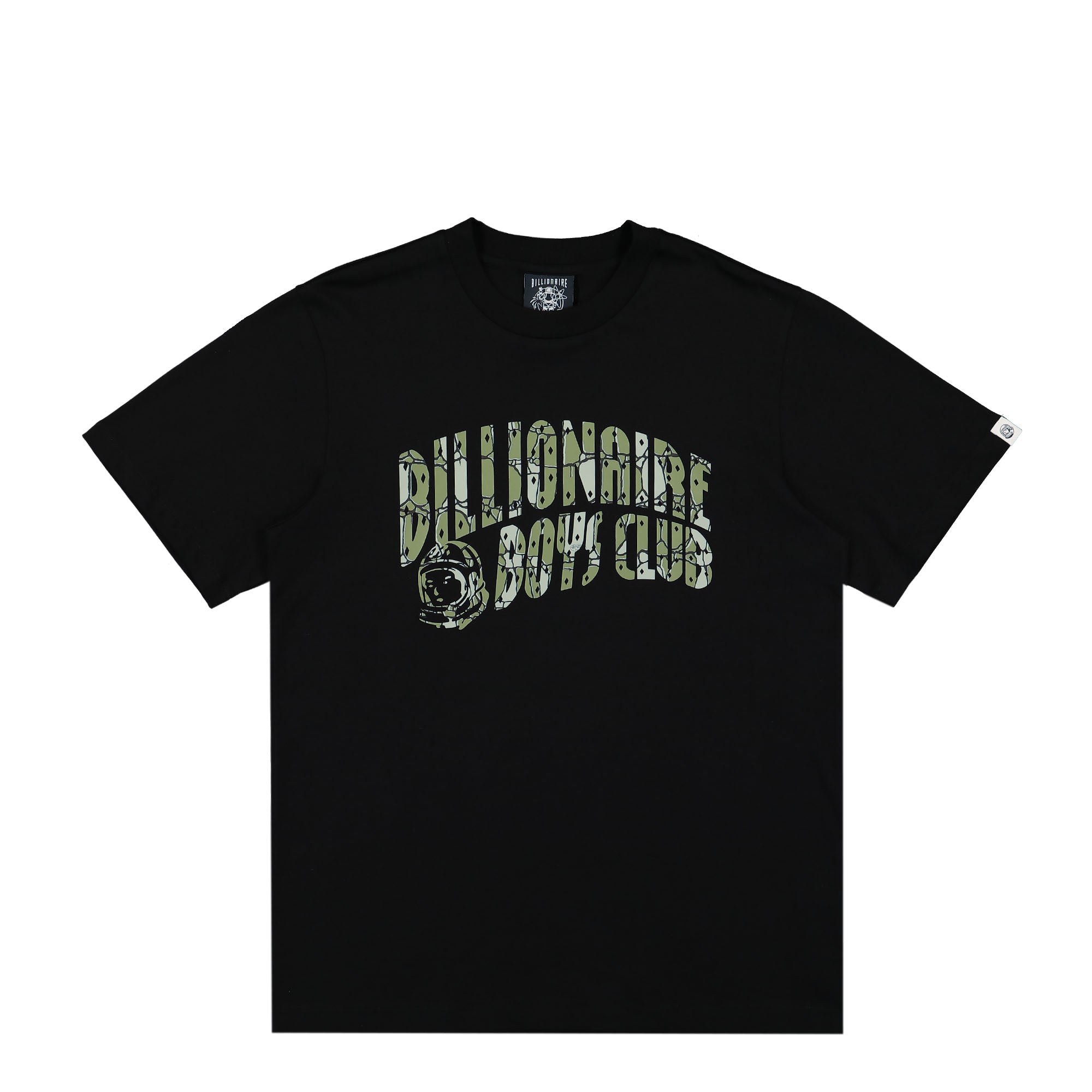 Billionaire Boys Club Gator Camo Arch Logo T-Shirt Black T-Shirts B23248 / Black | Overkill