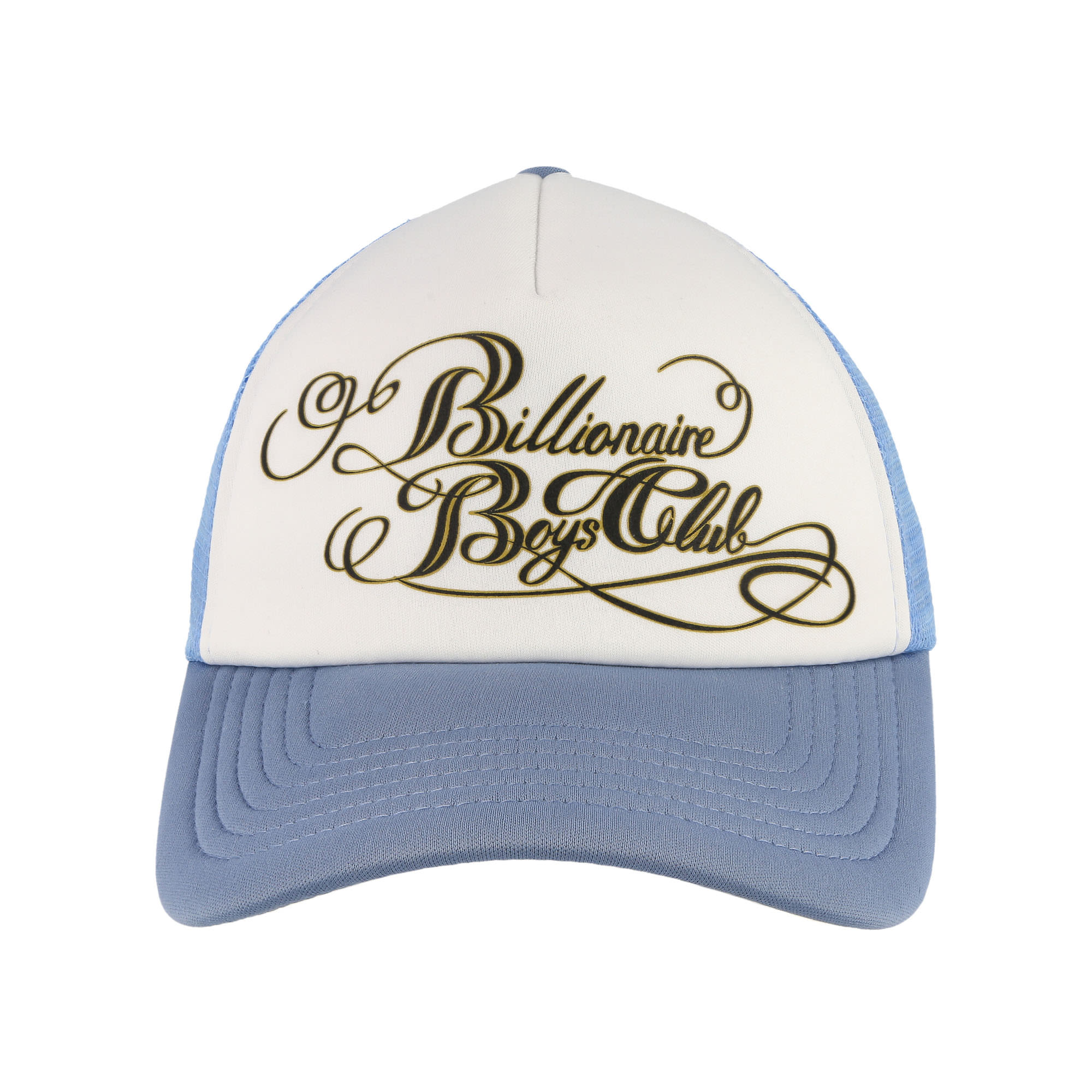 Billionaire Boys Club Calligraphy Logo Trucker Cap Blue Caps Detailfoto | Overkill