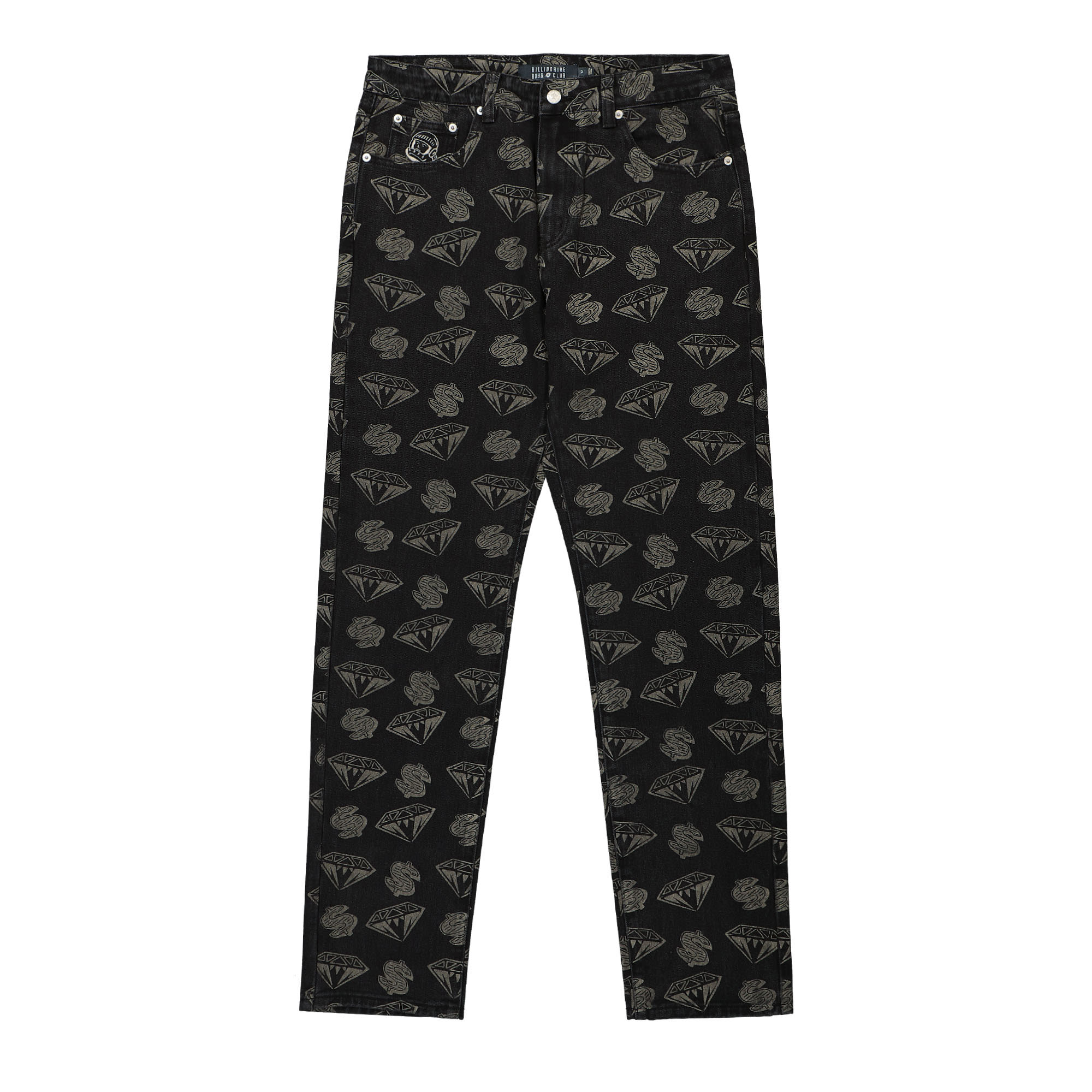 Billionaire Boys Club Diamond & Dollars Denim Pants Black Jeans B23412 / Black | Overkill