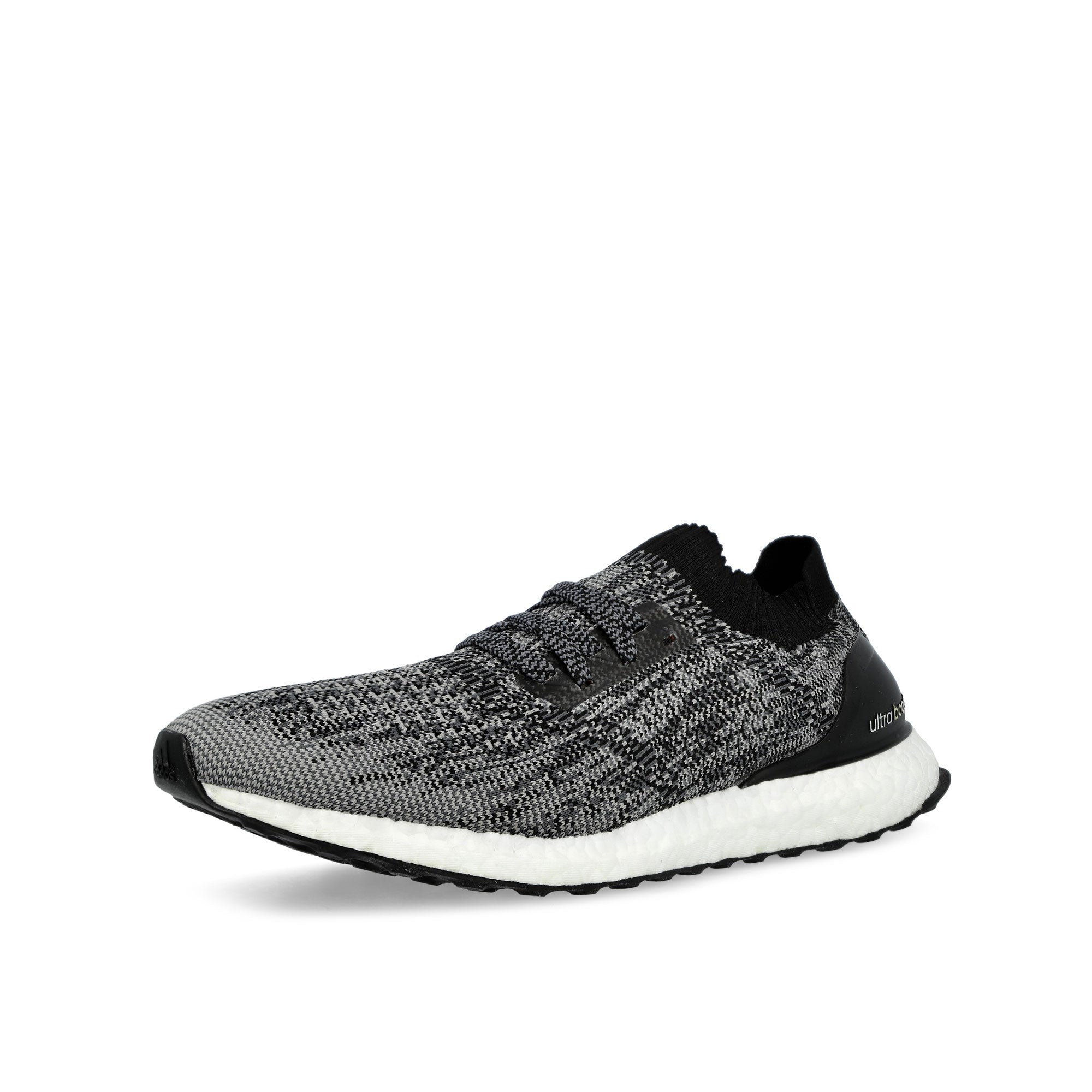 adidas UltraBOOST Uncaged Core Black / Solid Grey / Gold Low Top Sneakers BB3900 Close-up | Overkill