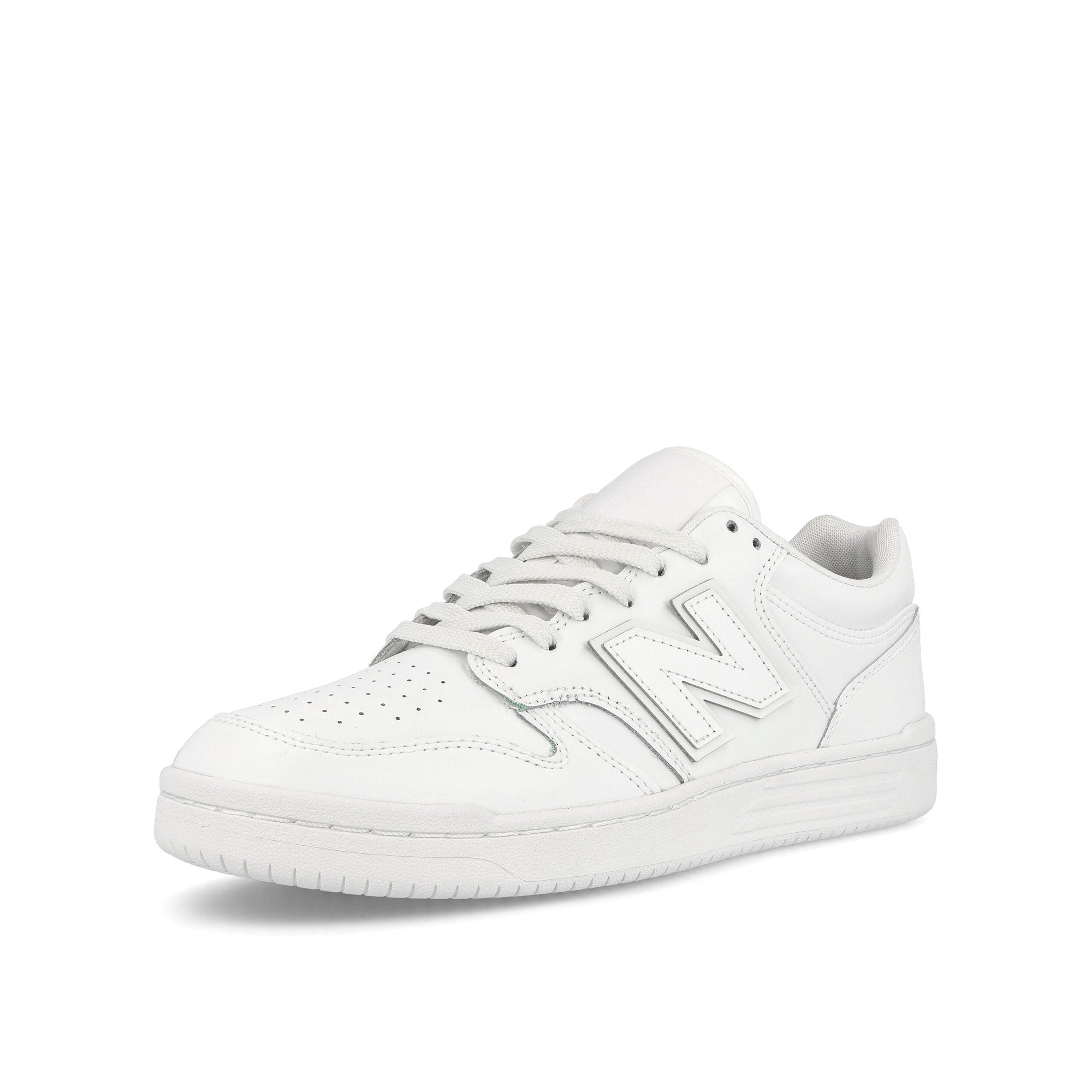 New Balance BB480L3W White Sneakers Close Up | Overkill