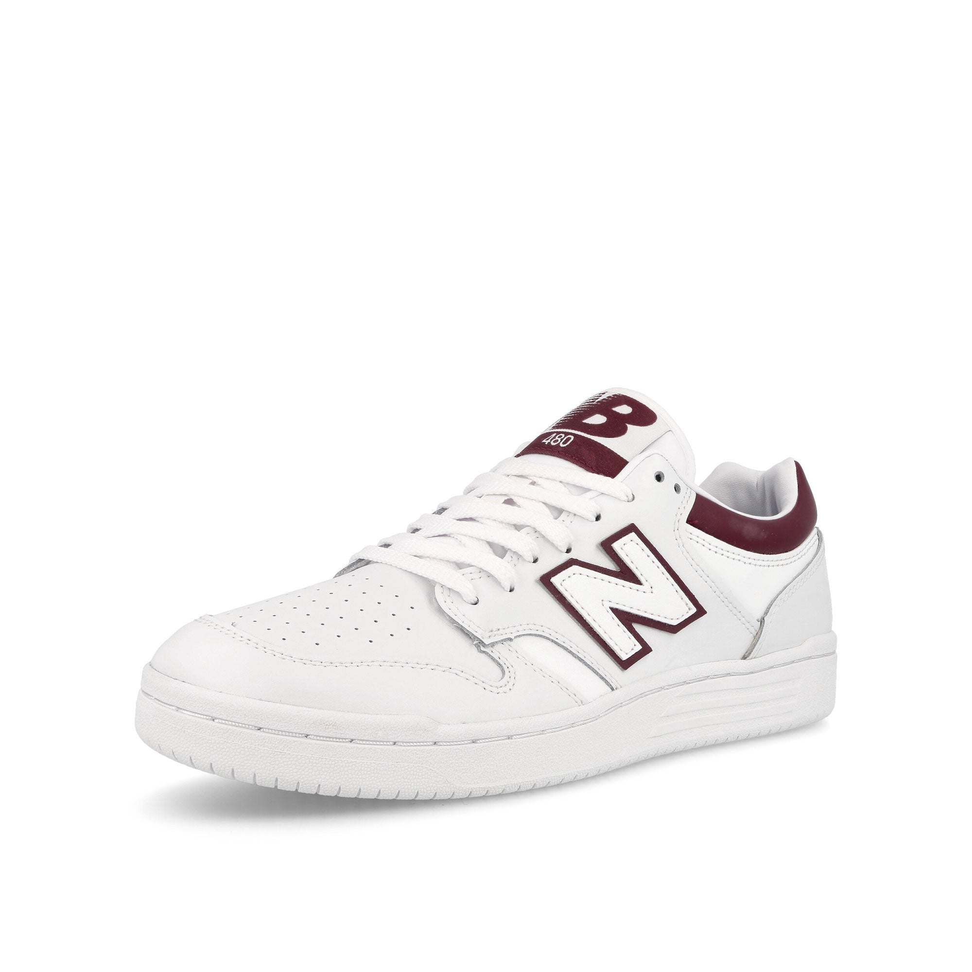 New Balance BB480LDB White Low Top Sneakers BB480LDB Close-up | Overkill