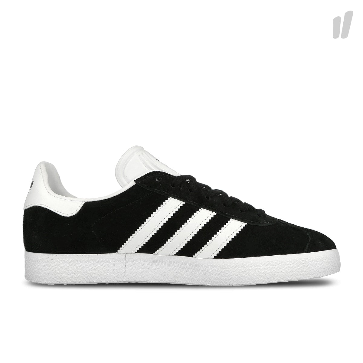 adidas Gazelle Core Black / White / Gold Metallic Sneakers Silhouette | Overkill