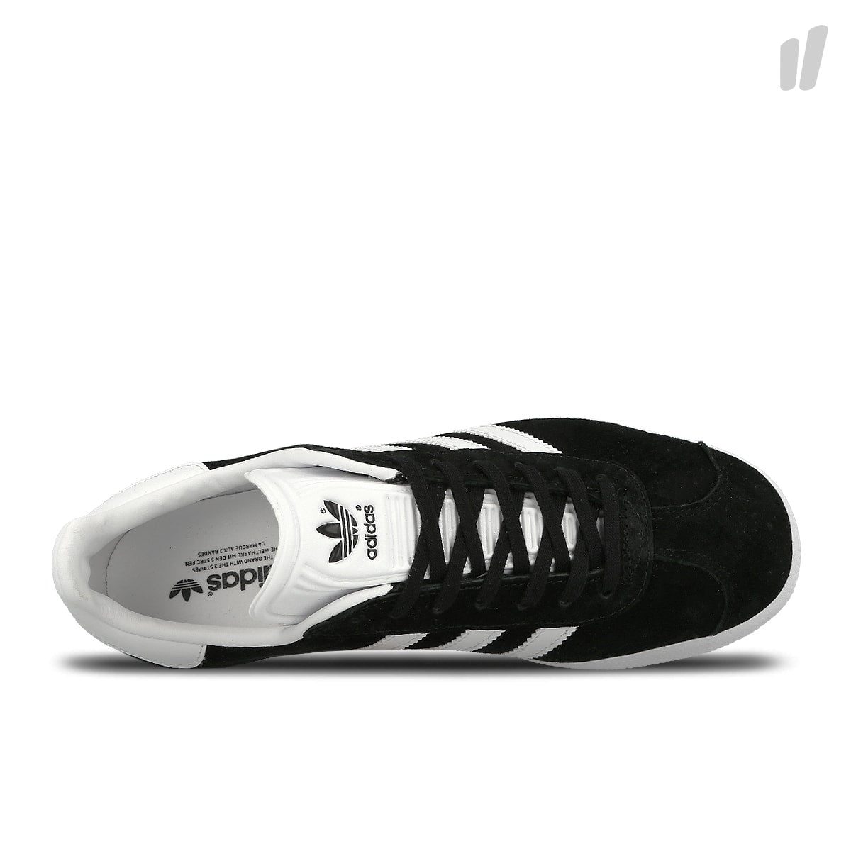 adidas Gazelle Core Black / White / Gold Metallic Sneakers Detailfoto | Overkill