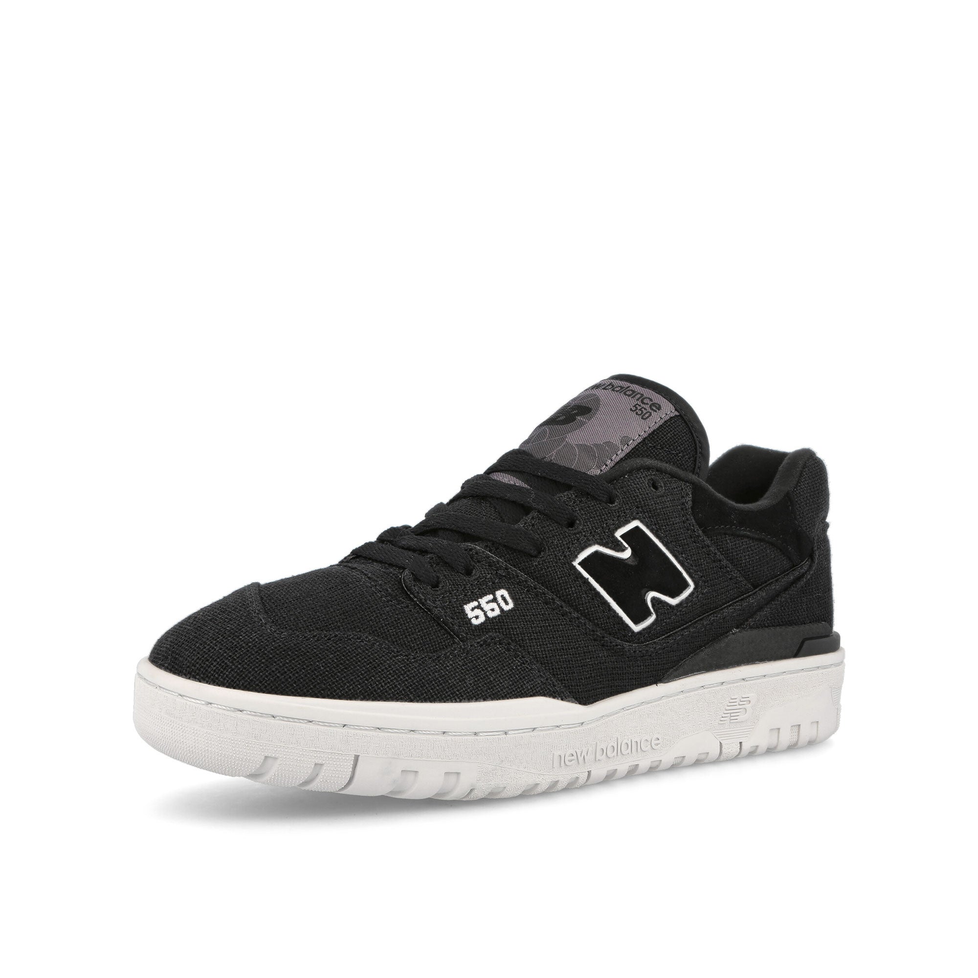 New Balance BB550MDB Sea Salt-Black Sneakers Close Up | Overkill