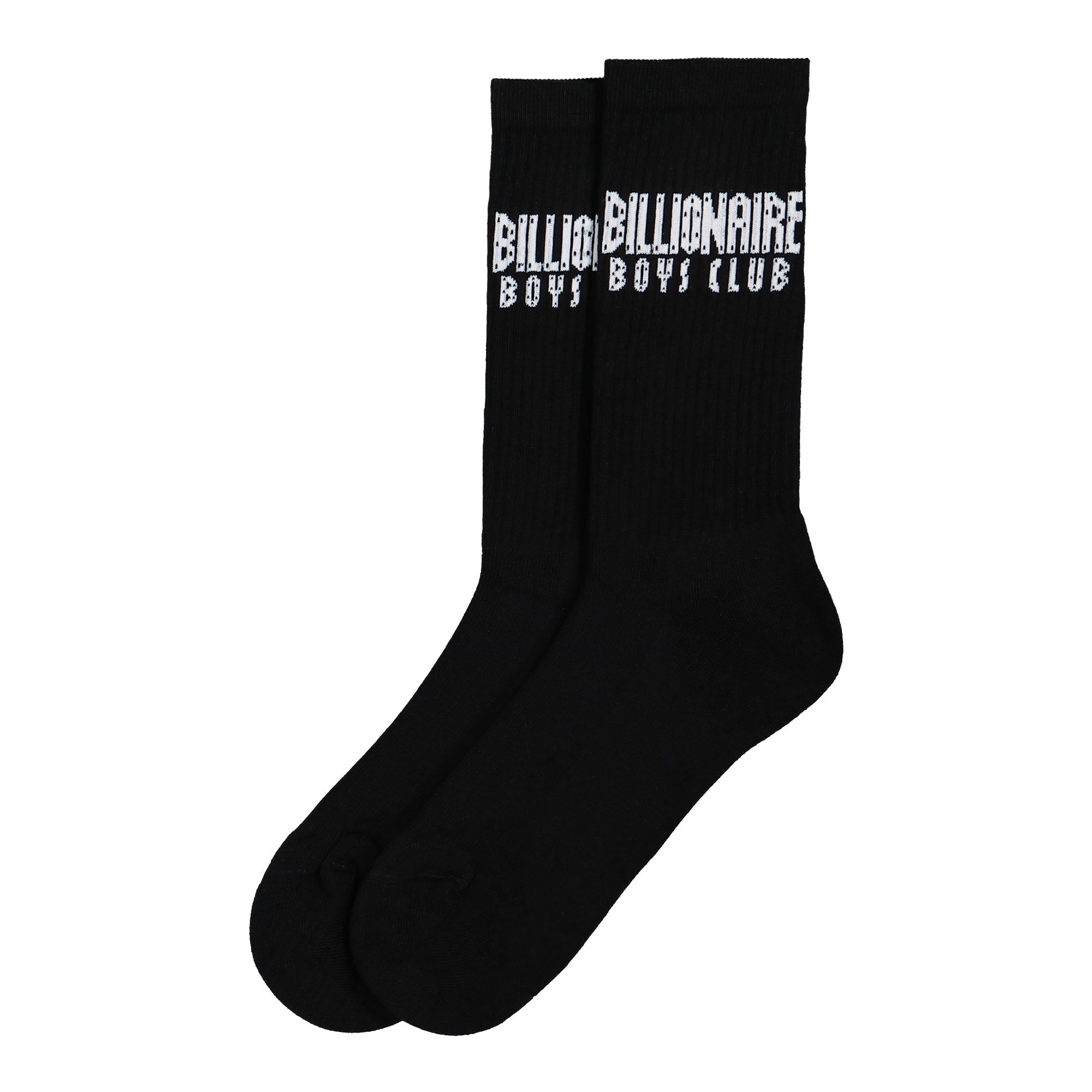 Billionaire Boys Club Straight Logo Socks Black Socks BC017 / Black | Overkill