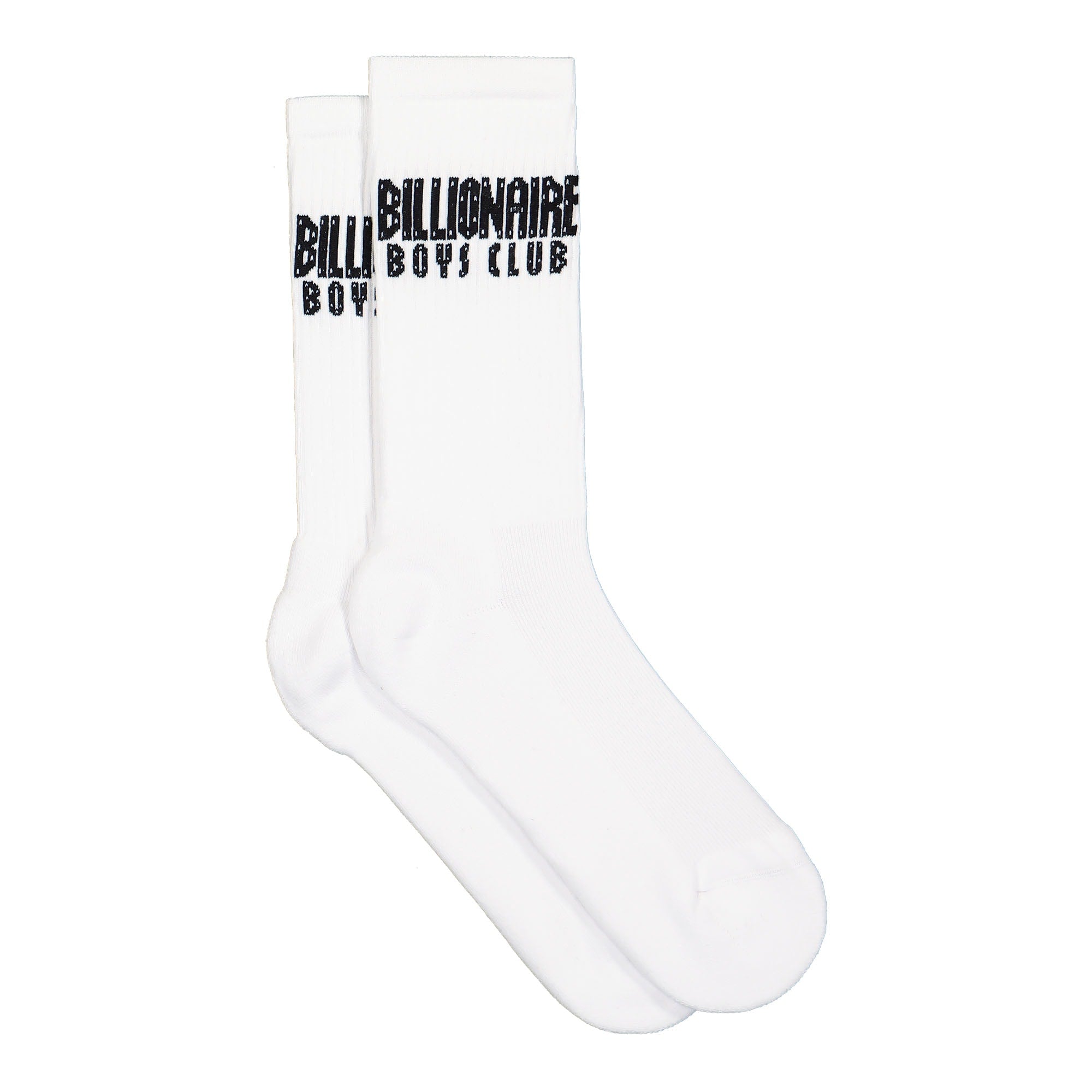 Billionaire Boys Club Straight Logo Socks White Socks Material | Overkill