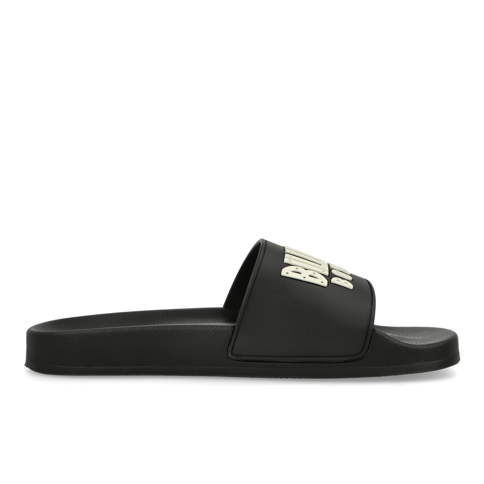 Billionaire Boys Club Straight Logo Sliders Black Slides, Sandals & Slippers Silhouette | Overkill