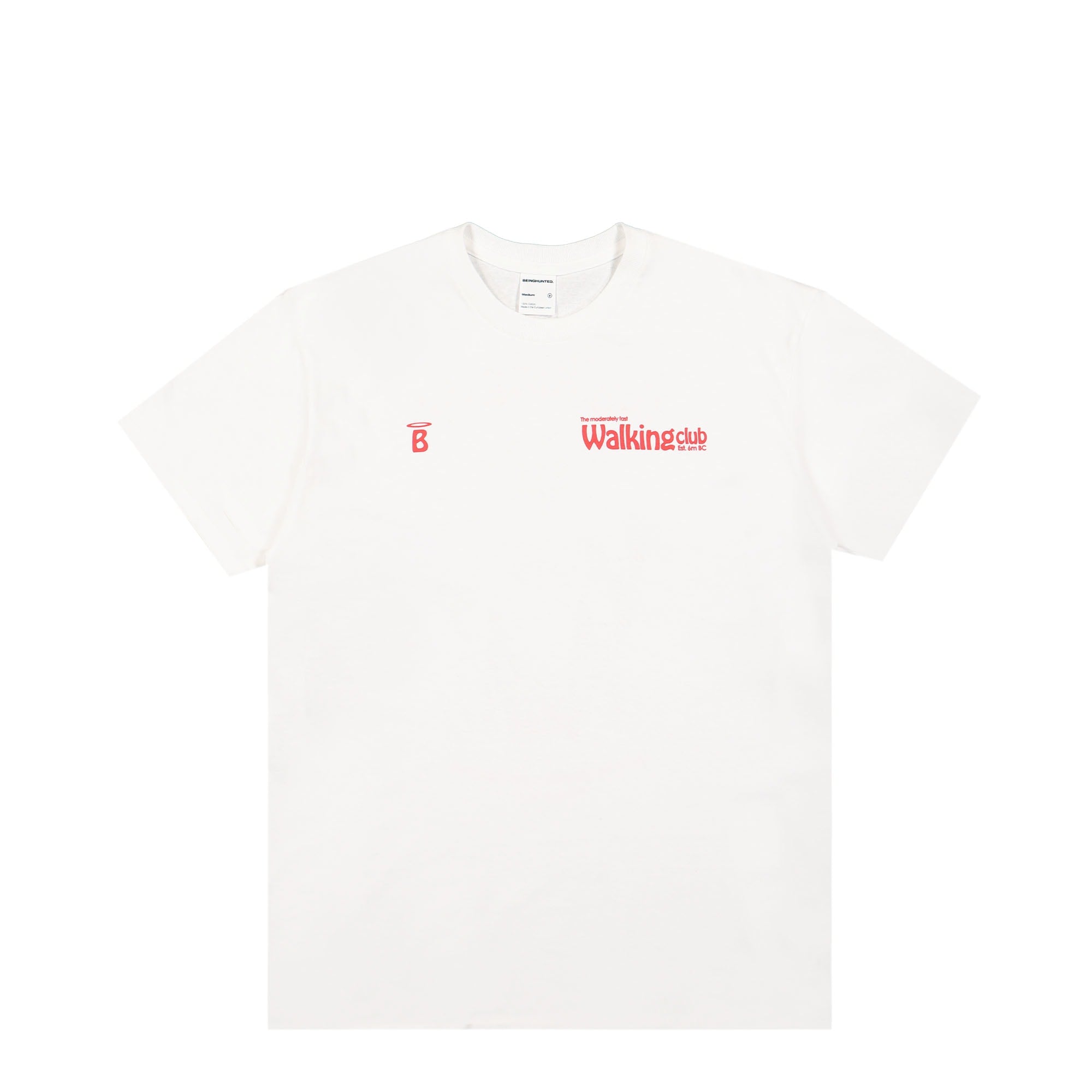 Beinghunted Walking Club Evolution T-Shirt White T-Shirts BGHD-T-0085 / White | Overkill