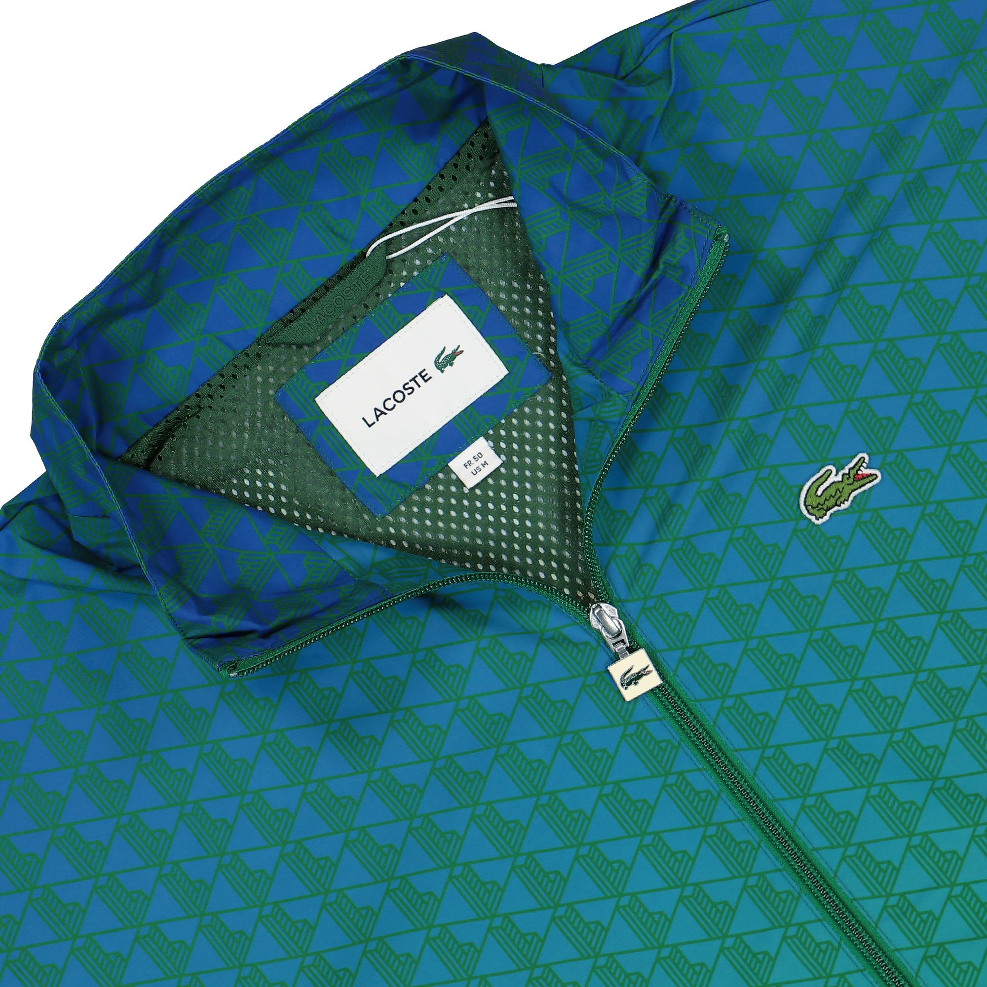 Lacoste Paris Monogram Blouson Cobalt / Calathea Track Jackets Material | Overkill