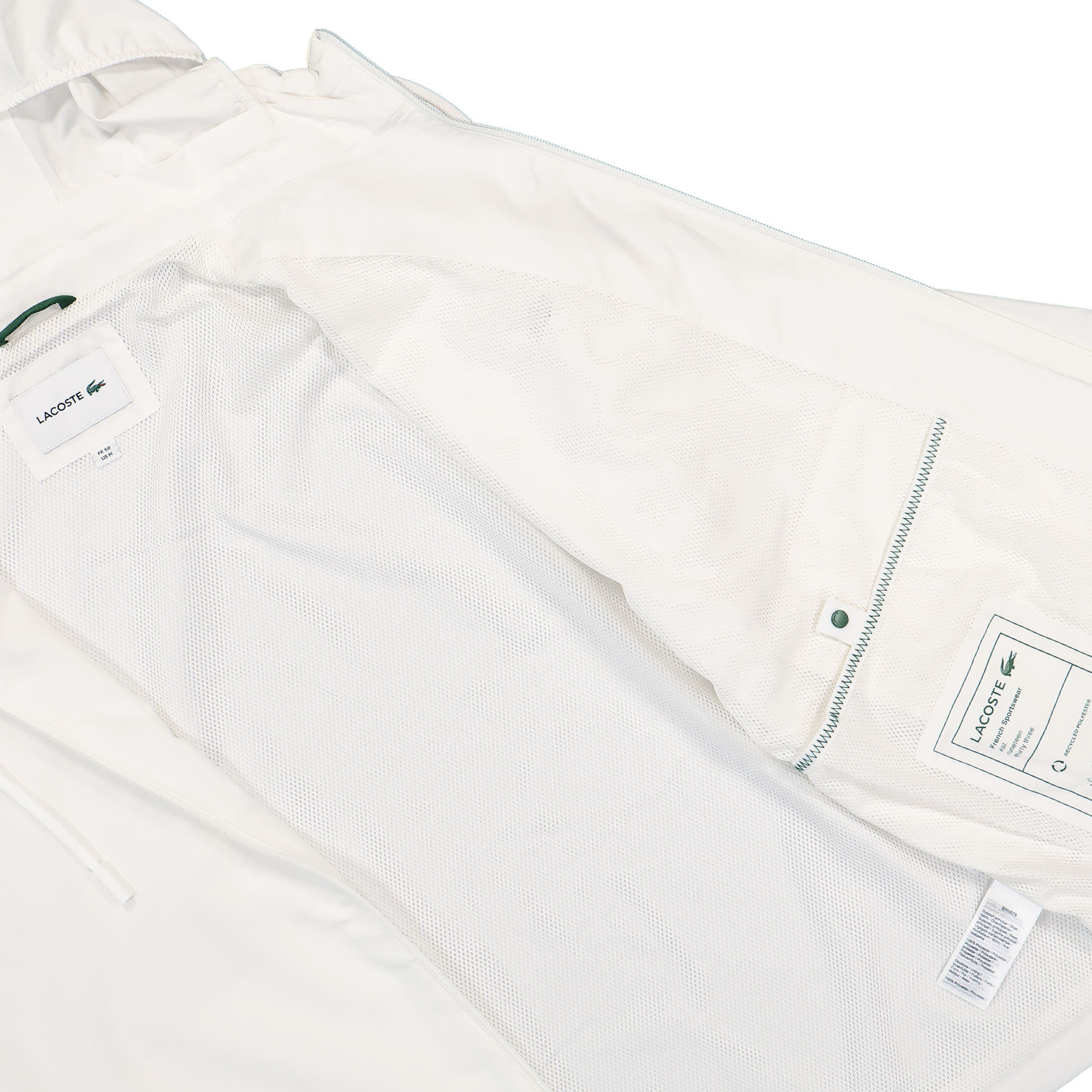 Lacoste Blouson Jacket Flour White Track Jackets Detail view 1 | Overkill
