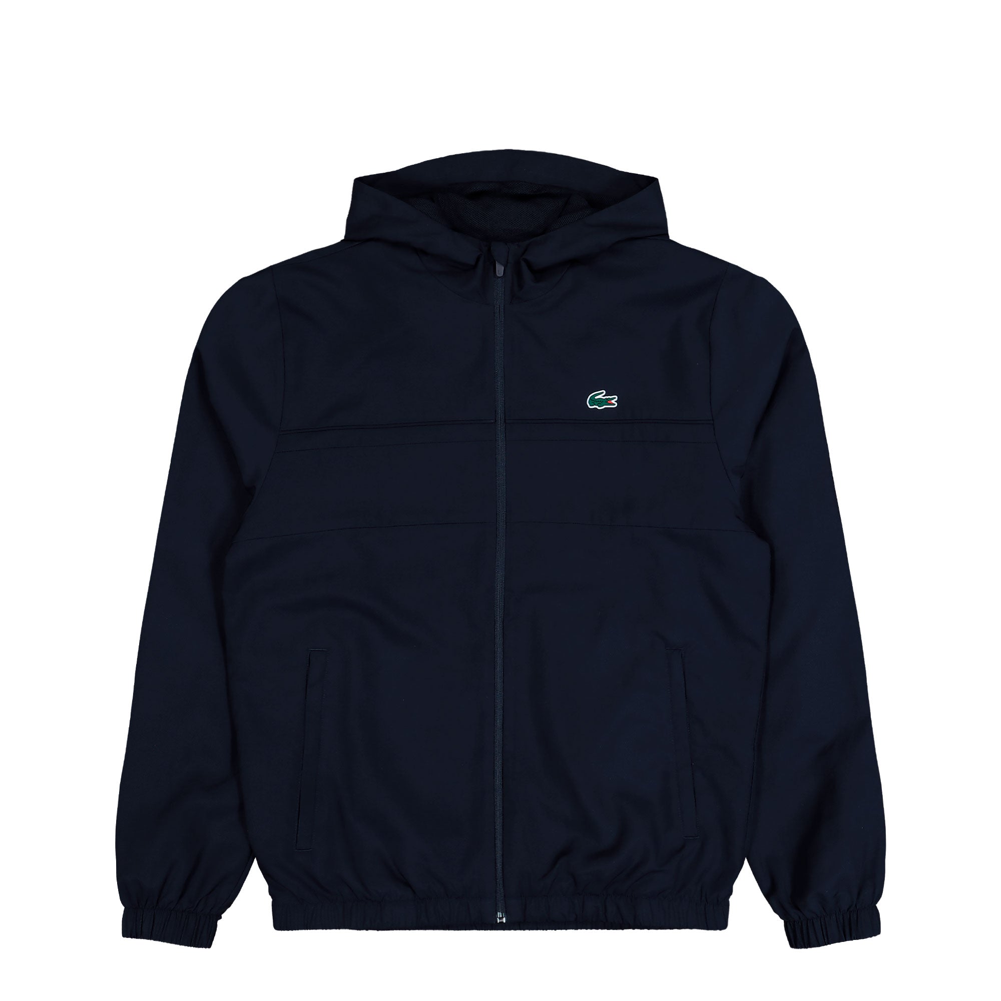 Lacoste Water-Repellent Sport Track Jacket Navy Blue Track Jackets BH3466-00 5FS | Overkill