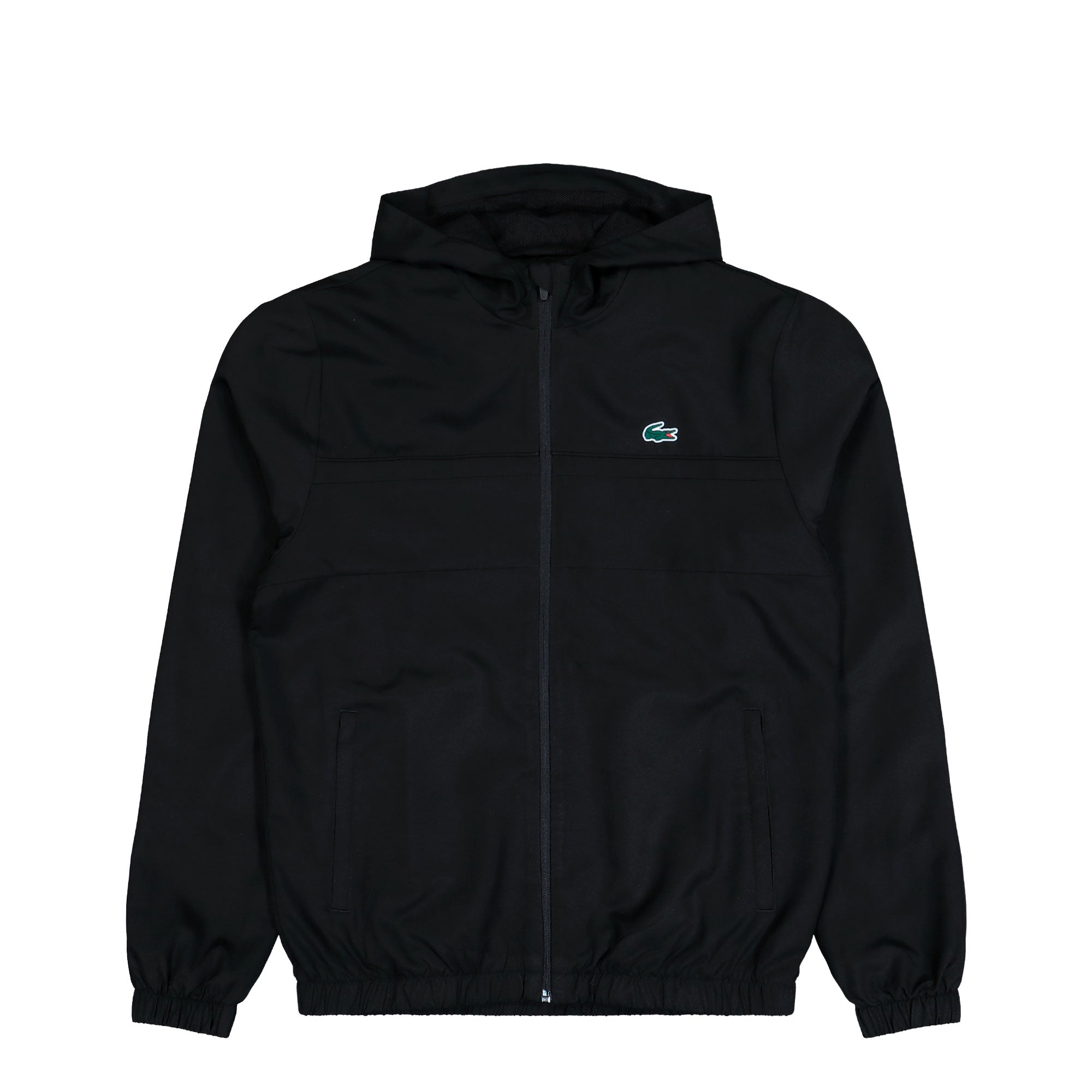 Lacoste Water-Repellent Sport Track Jacket Black Track Jackets BH3466-00 8VM | Overkill