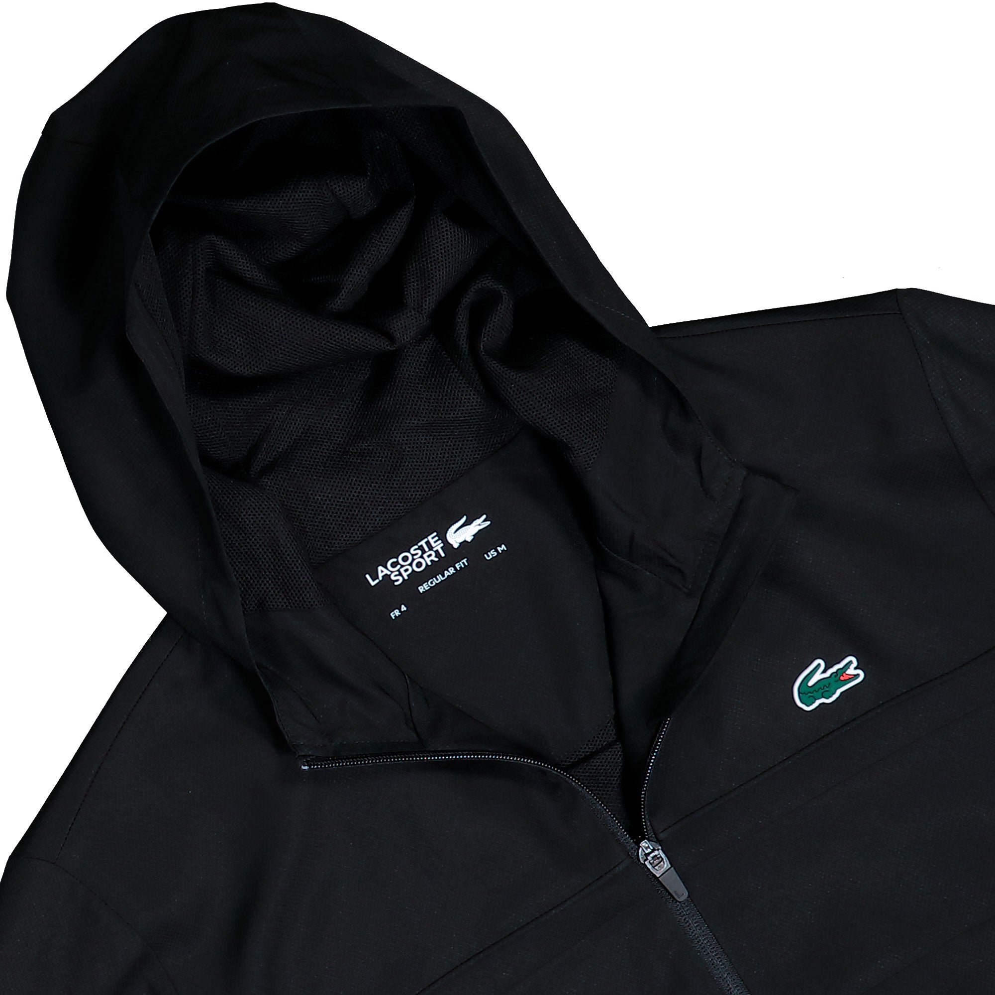 Lacoste Water-Repellent Sport Track Jacket Black Track Jackets BH3466-00 8VM Detailfoto | Overkill