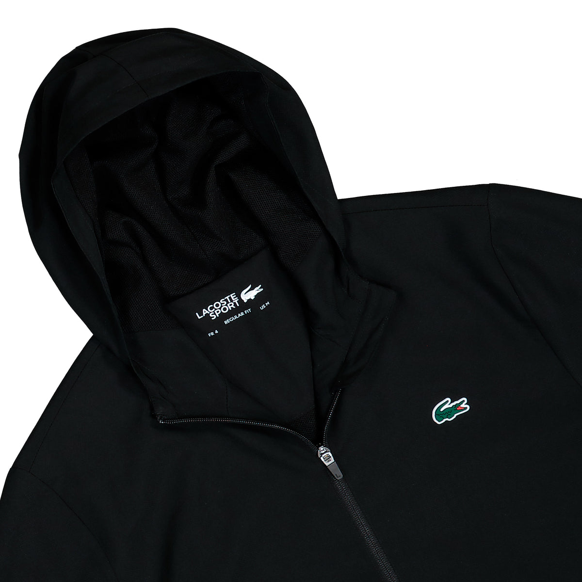 Lacoste Water-Repellent Sport Track Jacket Black Track Top BH6808-00 031 Detailfoto | Overkill