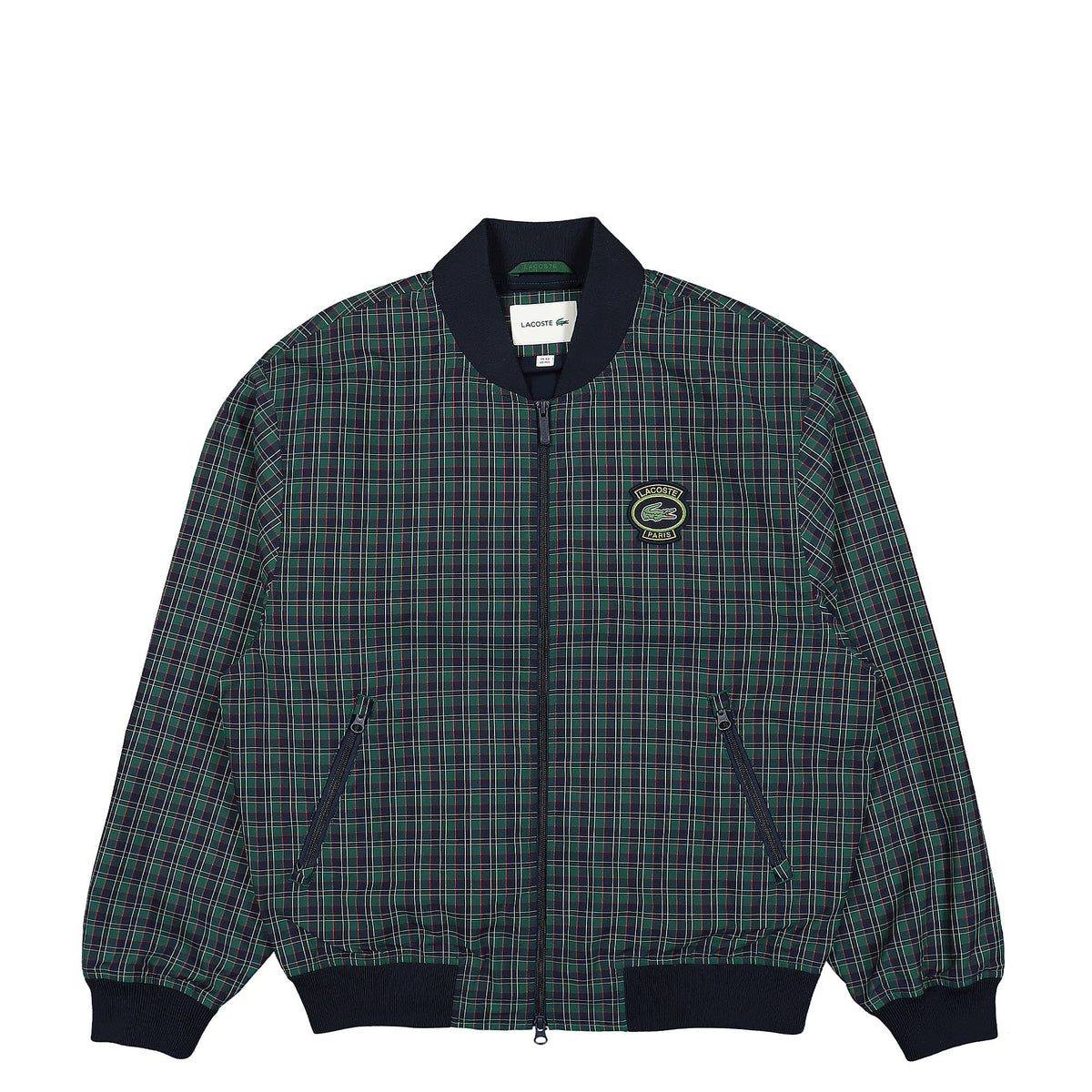 Lacoste Checked Showerproof Harrington Jacket BH7466-00 QRN | OVERKILL