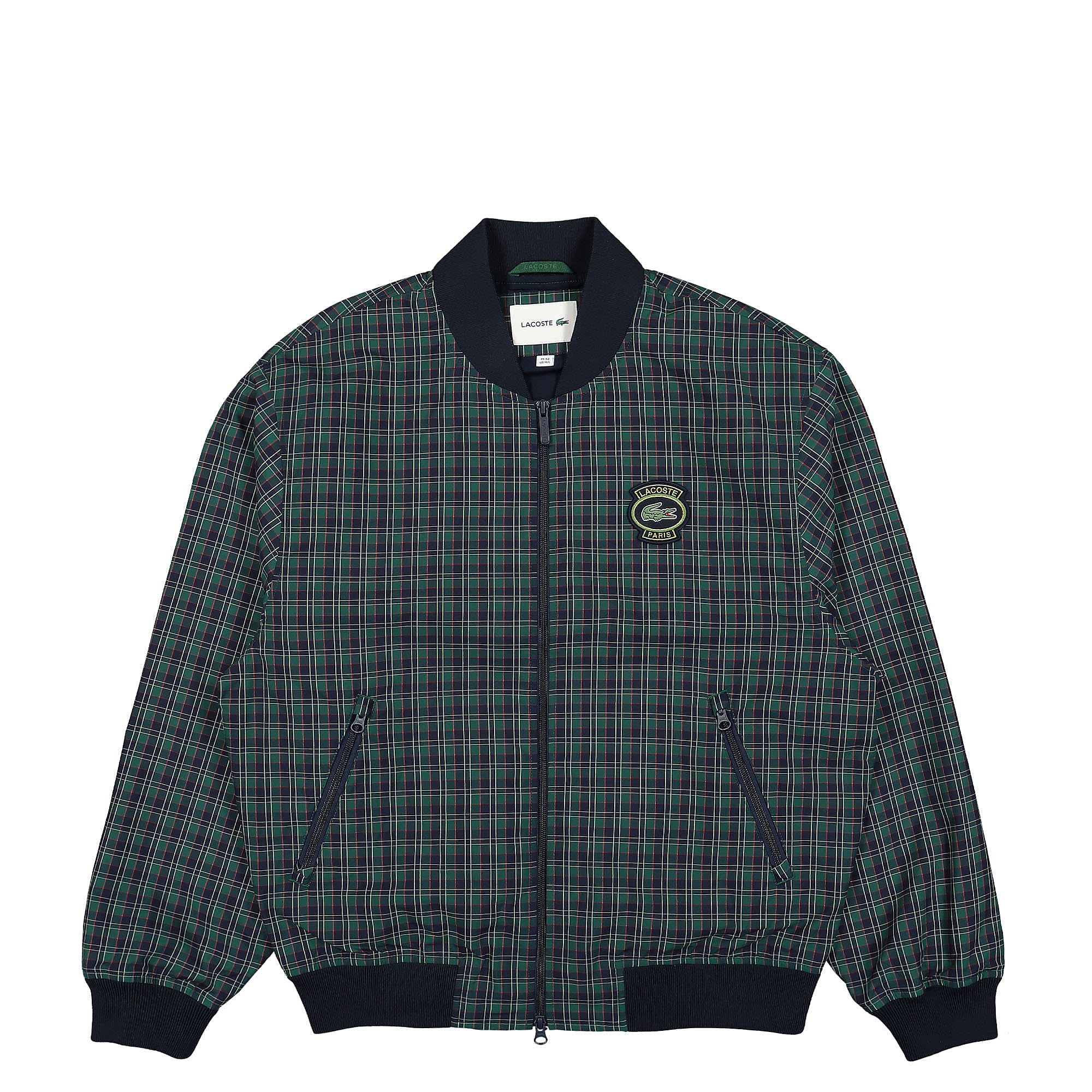 Lacoste Checked Showerproof Harrington Jacket MARINE / MULTICOLOR Bomber & Varsity Jackets BH7466-00 QRN | Overkill