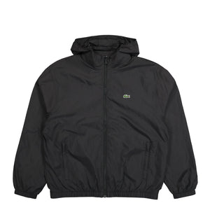 Lacoste Water-Repellent Hooded Track Jacket Black Track Jackets BH8901-00 031 | Overkill