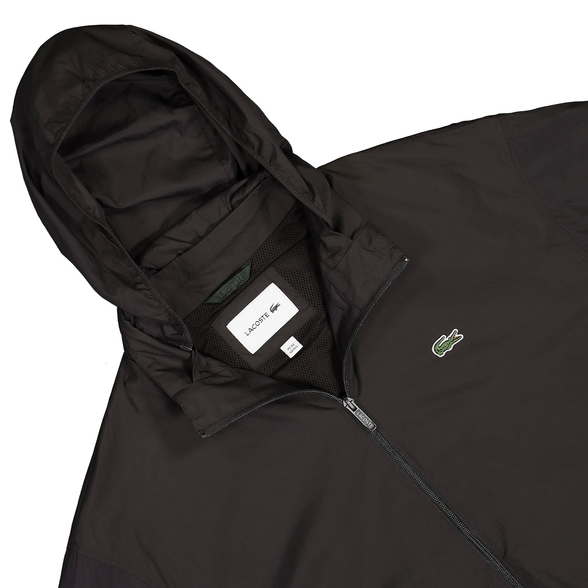 Lacoste Water-Repellent Hooded Track Jacket Marron / SKB Track Jackets BH8901-00 SKB Detailfoto | Overkill