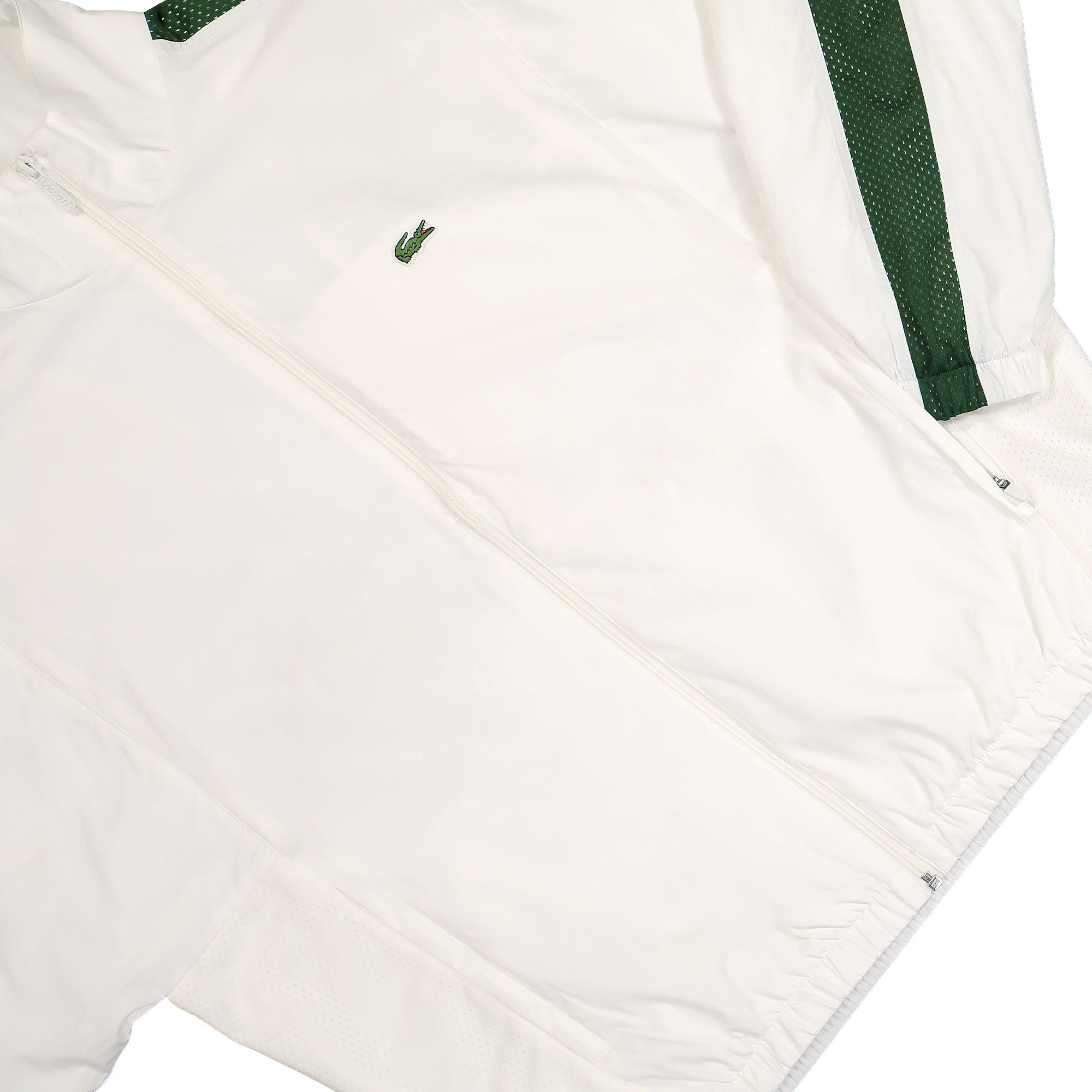 Lacoste Colourblock Track Jacket White / Green Track Jackets Detailfoto | Overkill