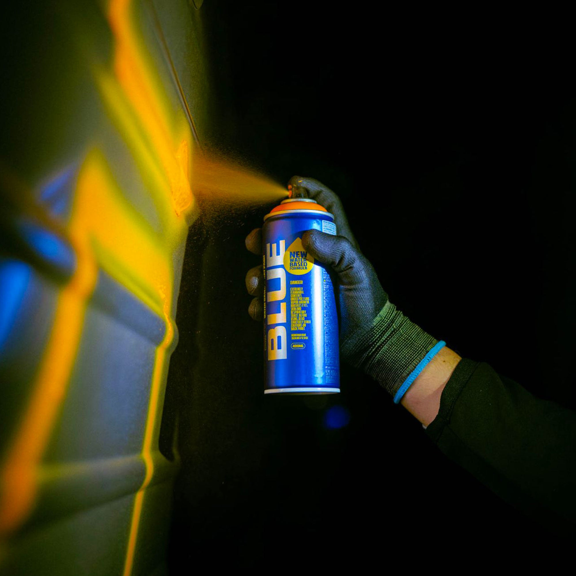 Montana Blue Water Based 400 ml Different Colors Spraycan BLU400 Detailfoto | Overkill