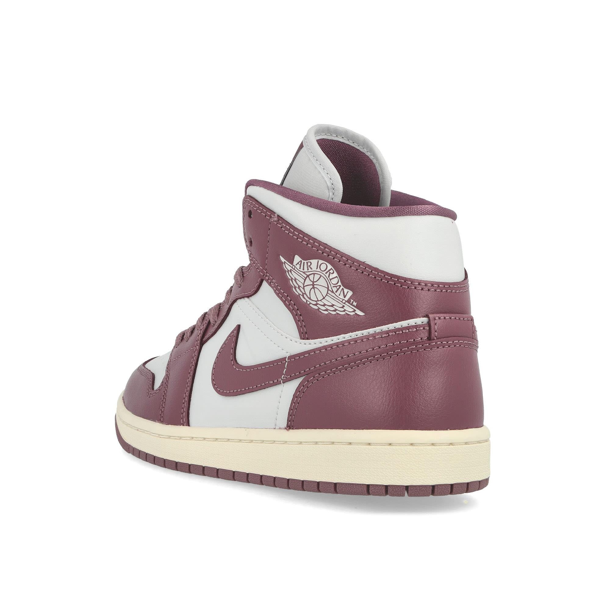 Jordan Wmns Air Jordan 1 Mid Pure Platinum / Sky J Mauve - Sail High Top Sneakers Material | Overkill
