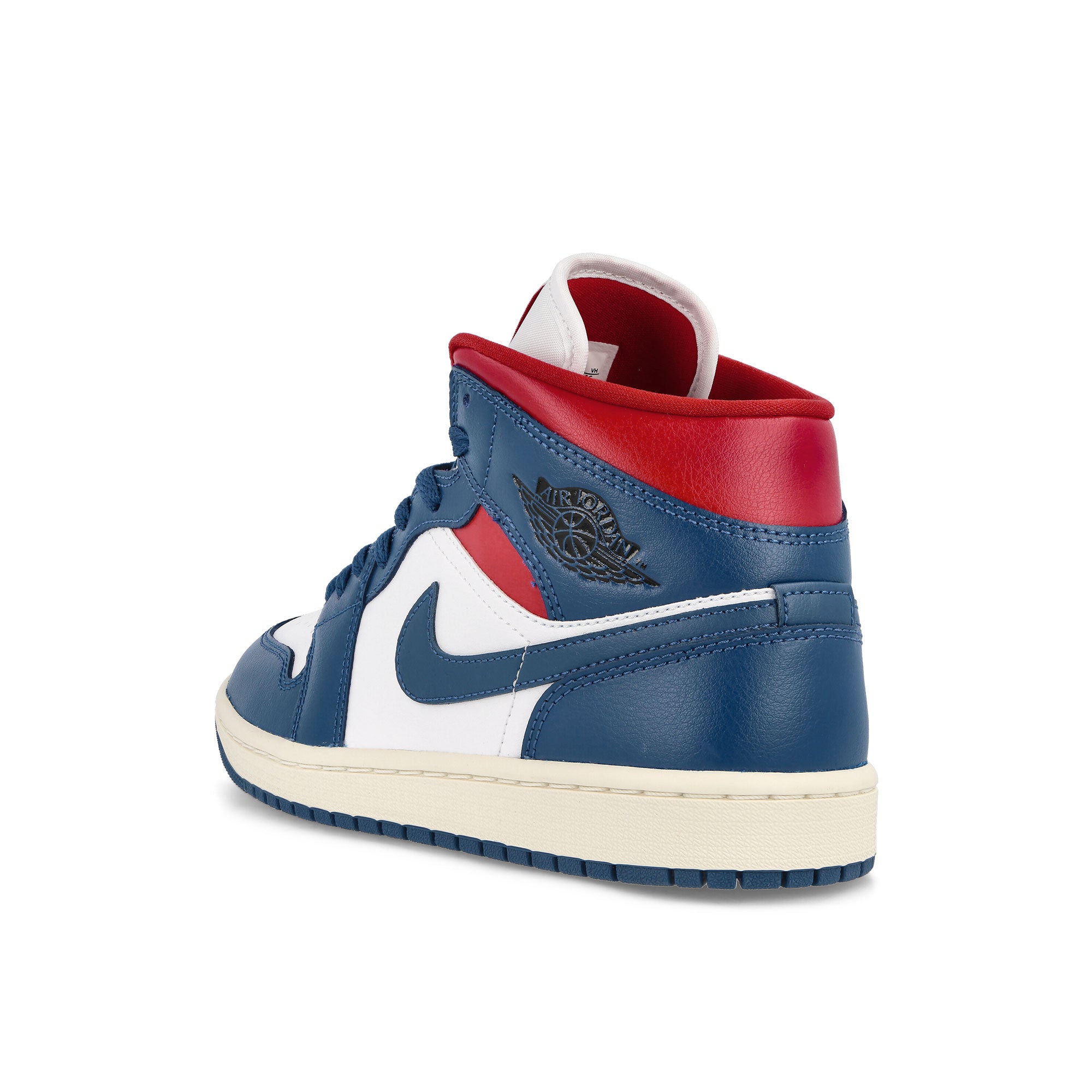 Jordan Wmns Air Jordan 1 Mid White-French Blue - Gym Red Sail Sneakers Material | Overkill