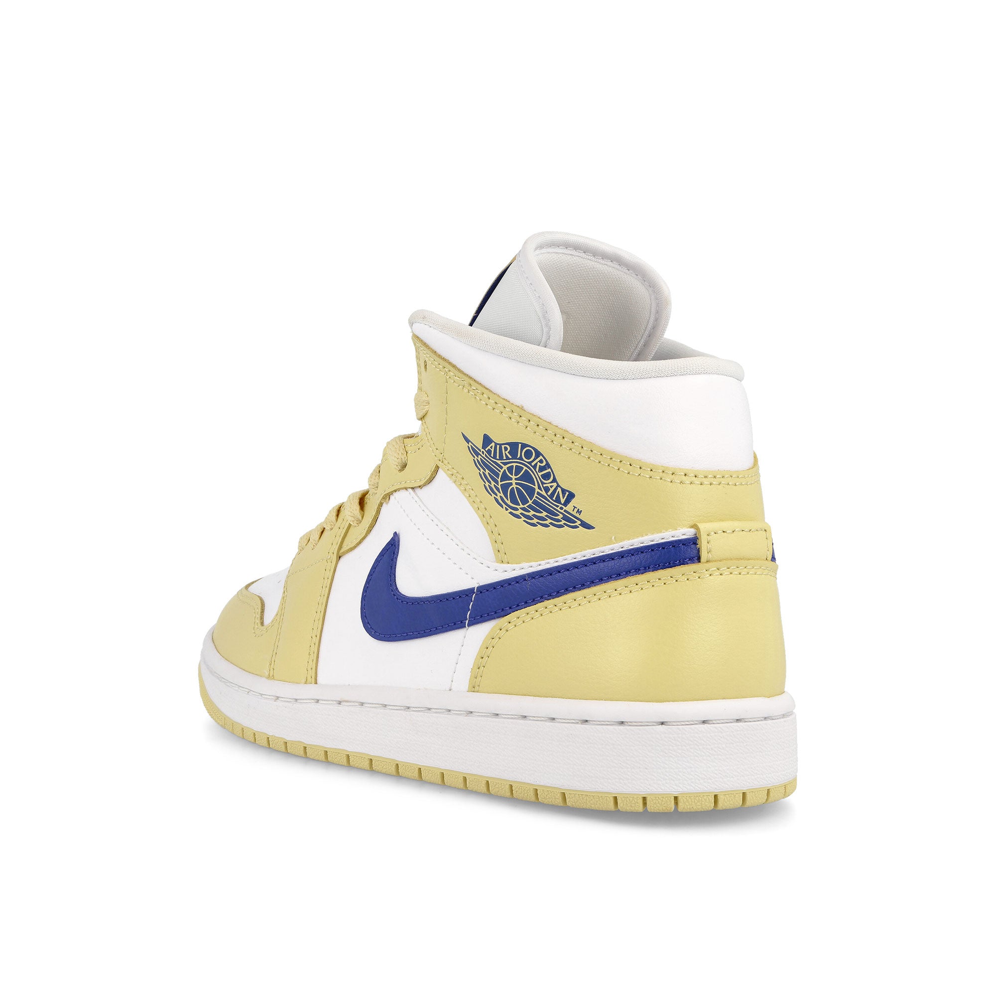 Jordan Wmns Air Jordan 1 Mid Lemon Wash-Lapis - White Sneakers Material | Overkill