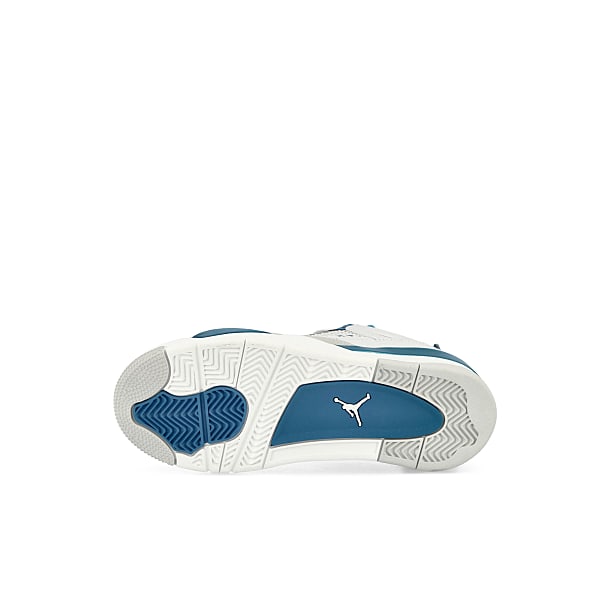 Jordan Jordan 4 Retro PS Off White / Military Blue - Neutral Grey Mid Top Sneakers Detail View 1 | Overkill