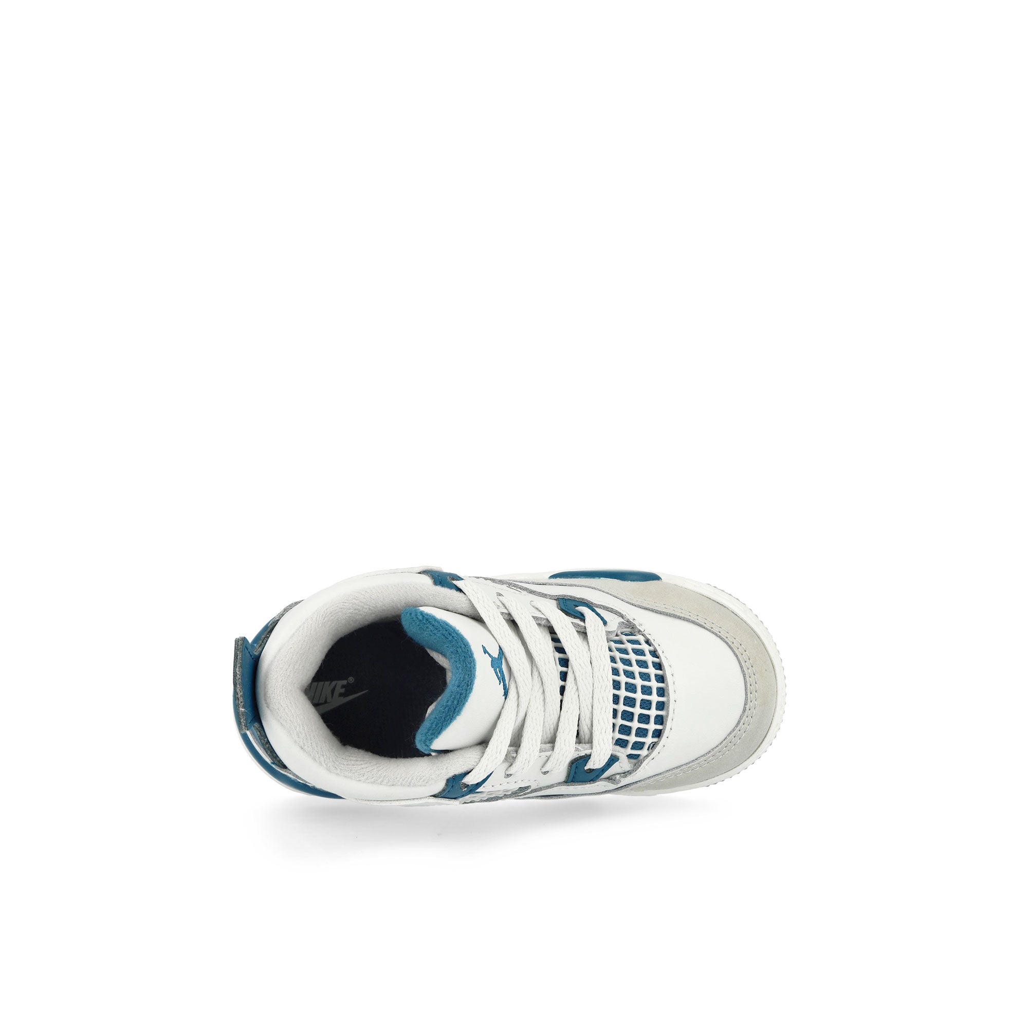 Jordan Jordan 4 Retro TD Off White / Military Blue - Neutral Grey High Top Sneakers Detailfoto | Overkill